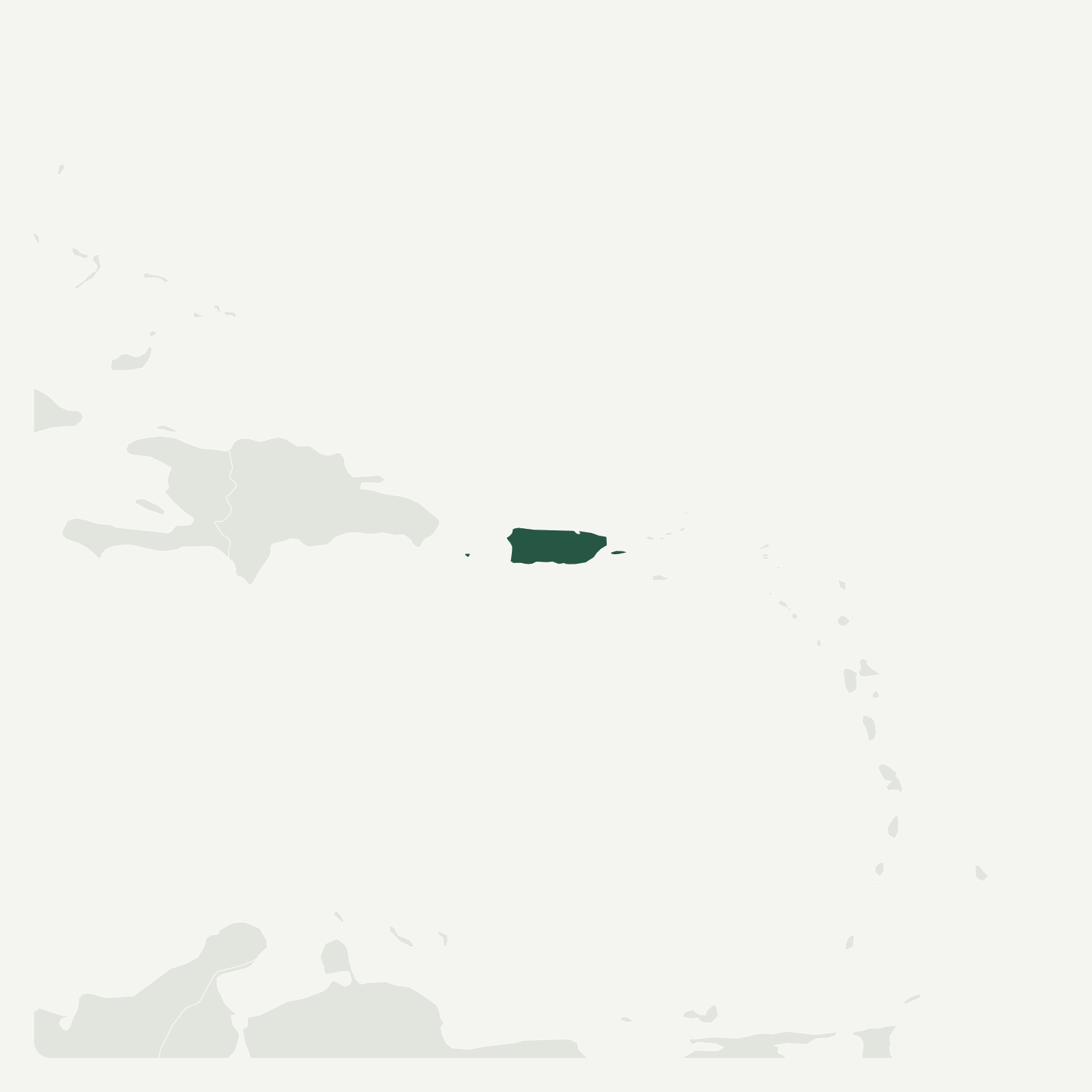Gambaran geografi Puerto Rico
