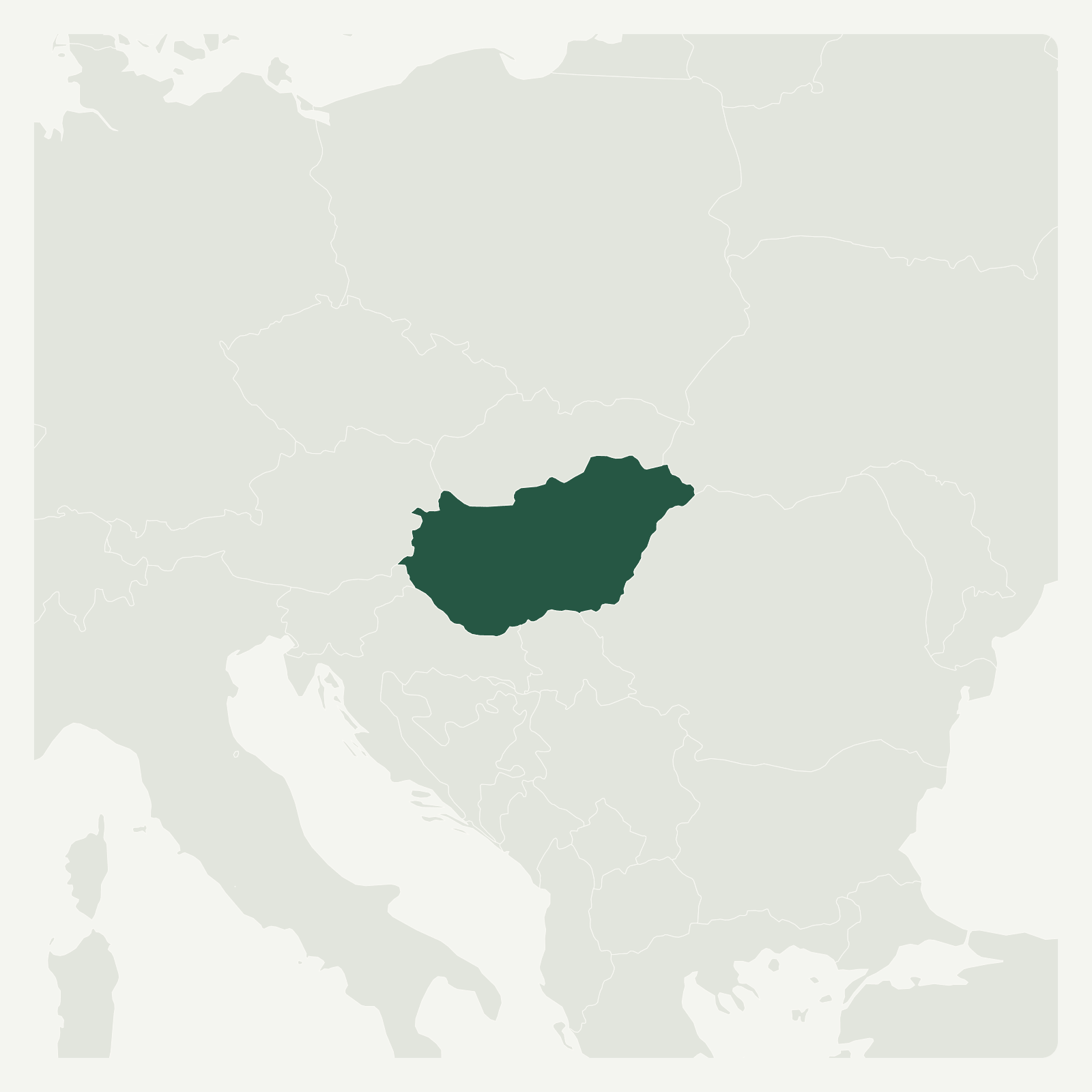 Gambaran geografi Hungary