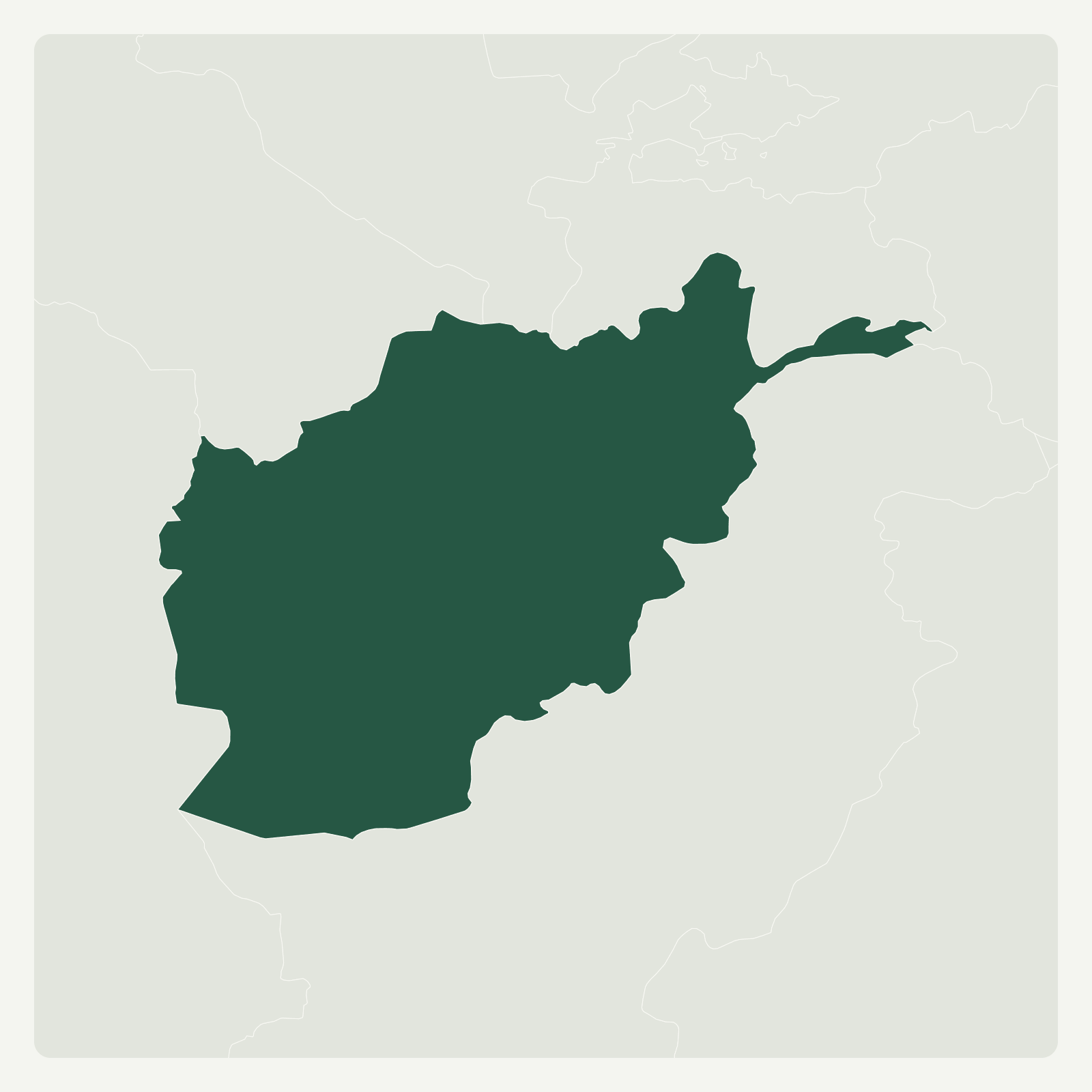 Gambaran geografi Afghanistan