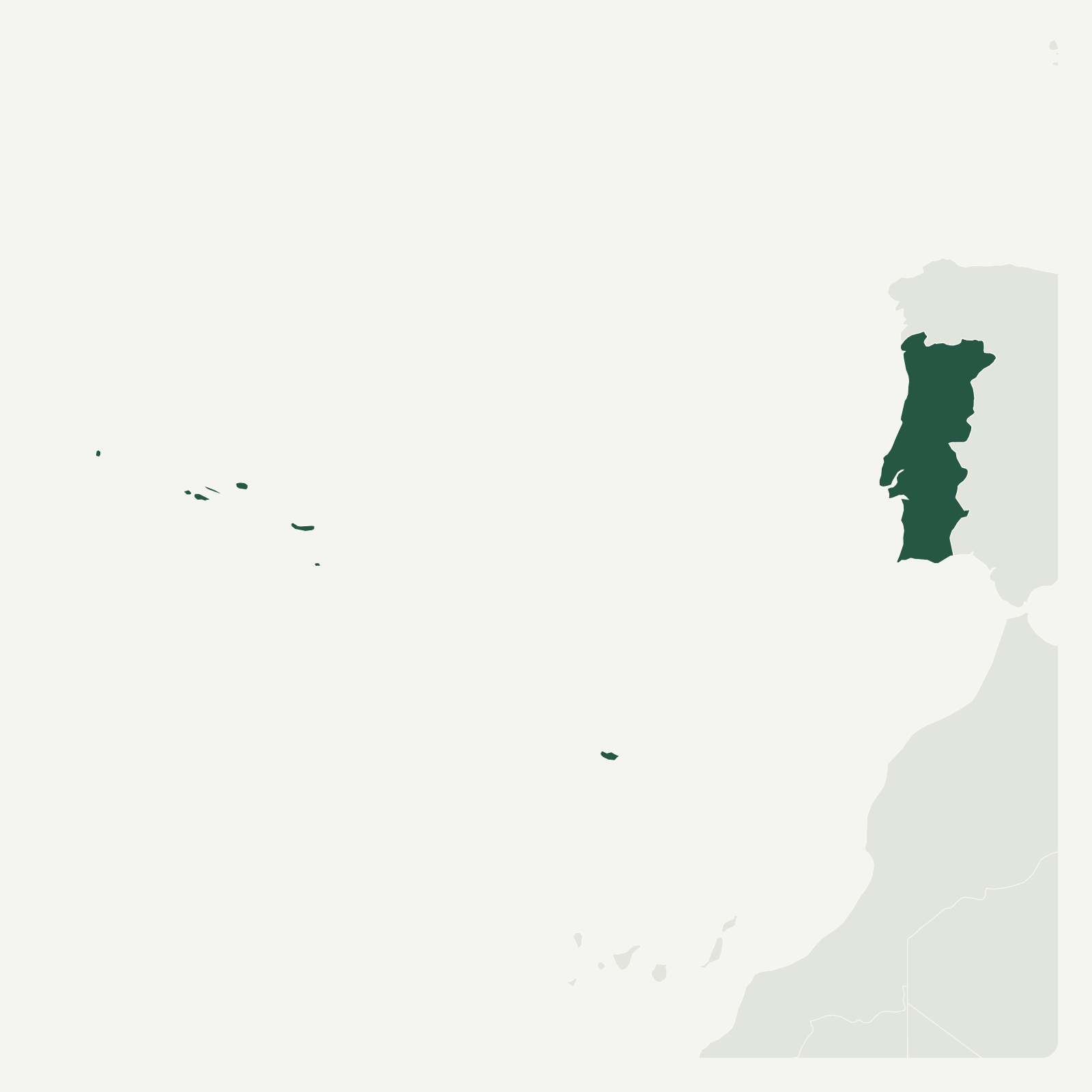 Gambaran geografi Portugal