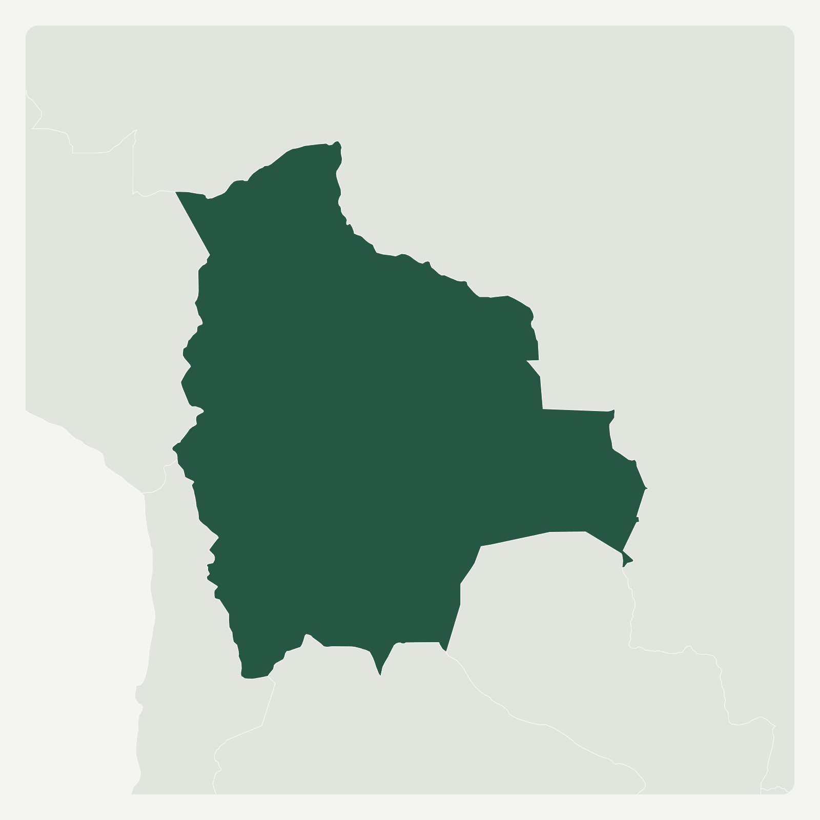 Gambaran geografi Bolivia