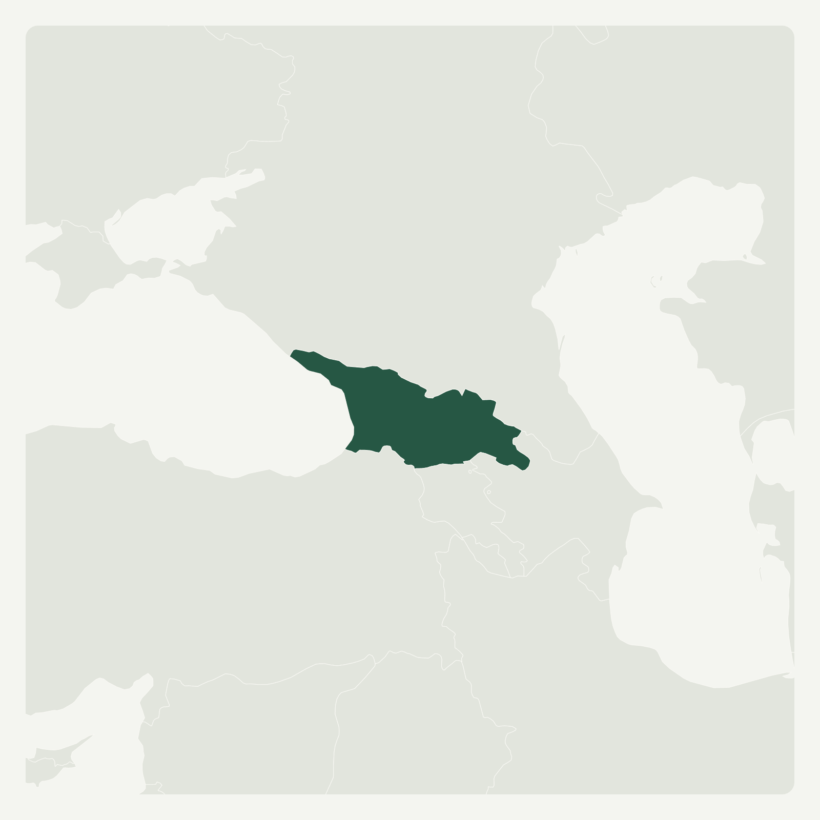 Gambaran geografi Georgia