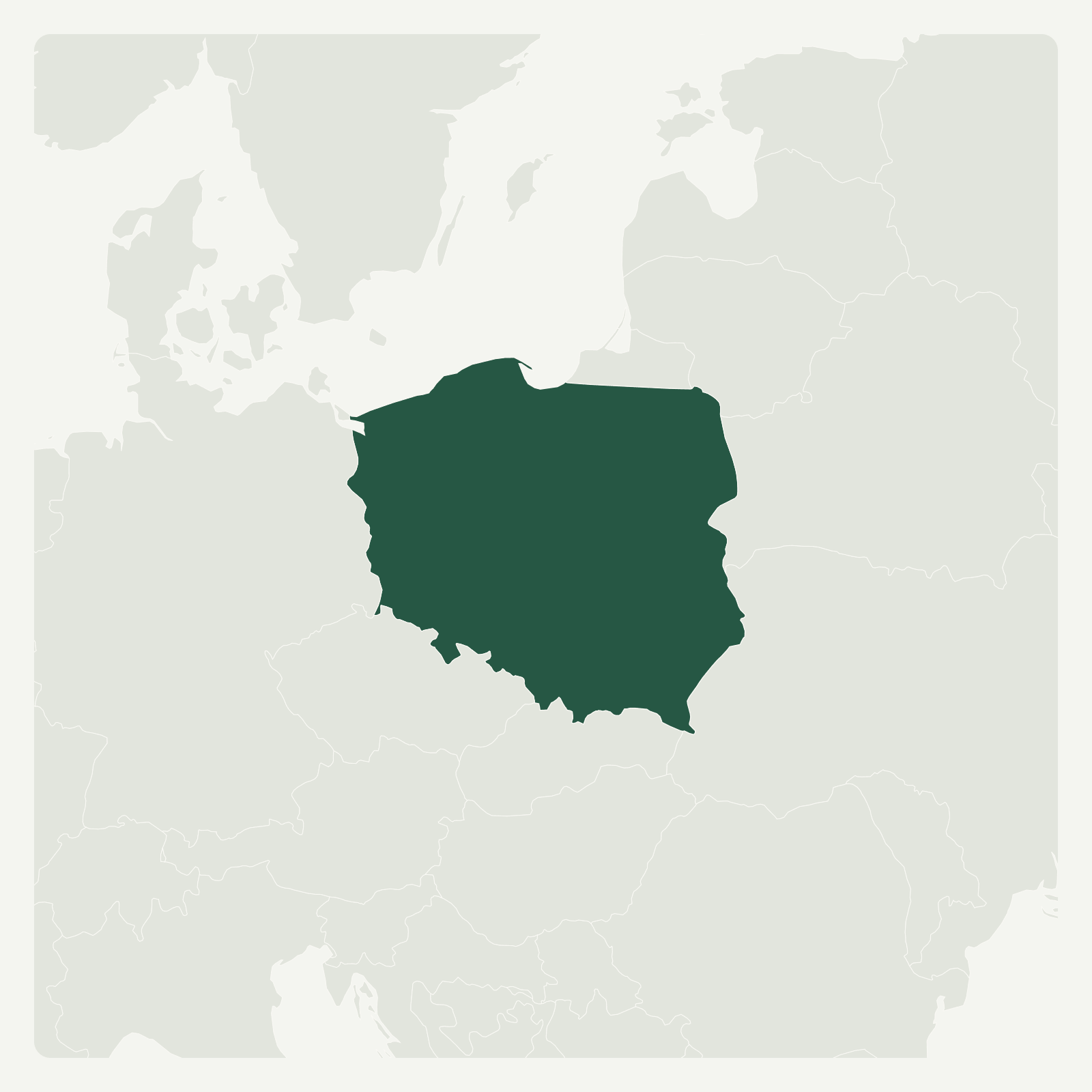Gambaran geografi Poland