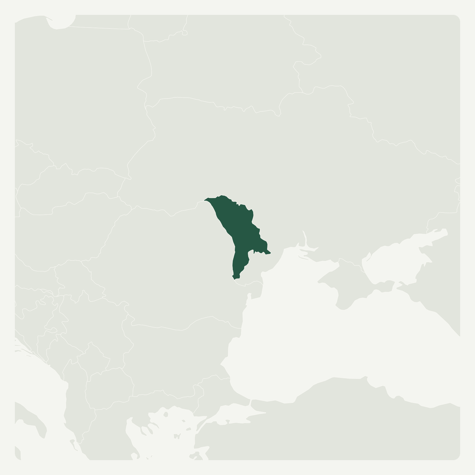 Gambaran geografi Moldova