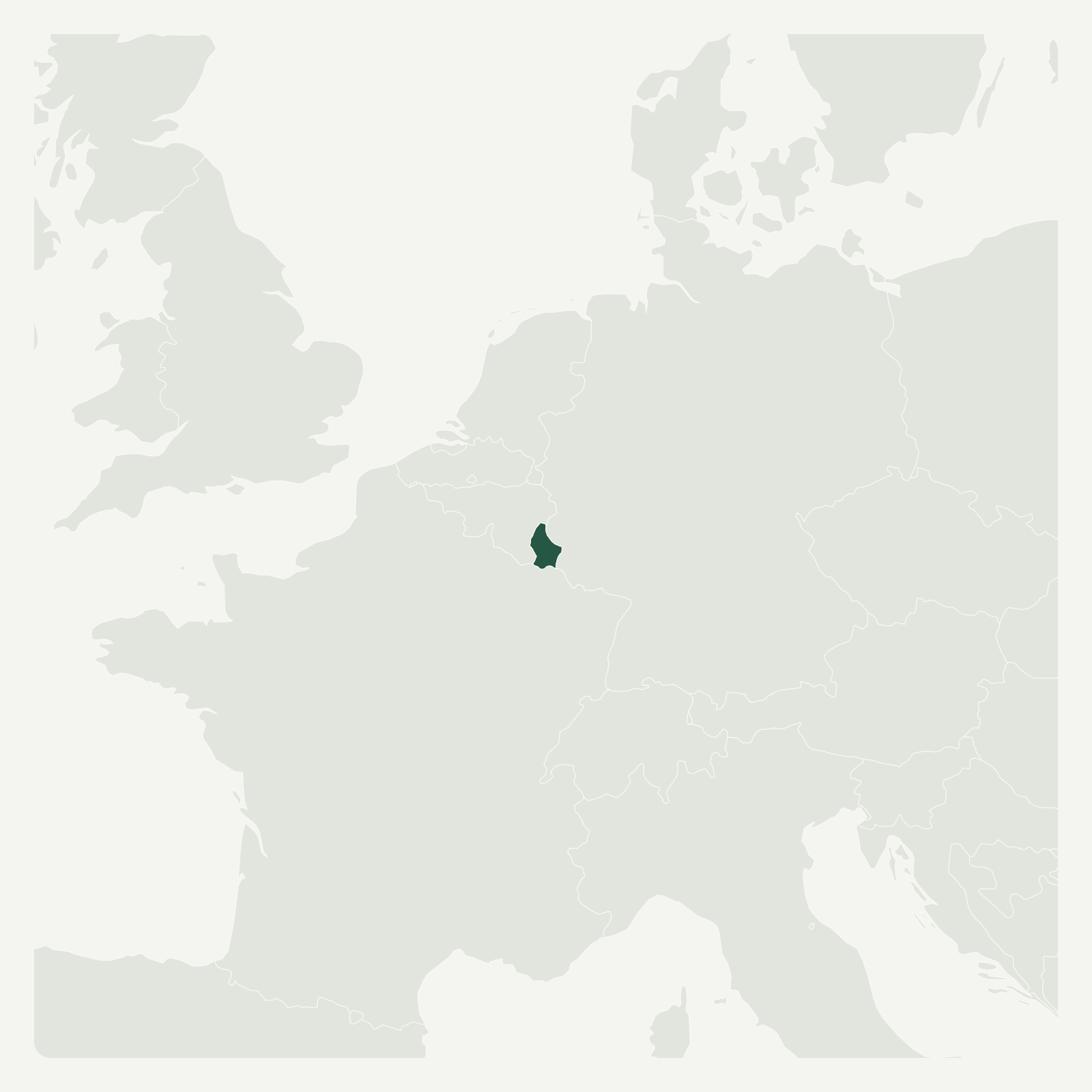 Gambaran geografi Luxembourg