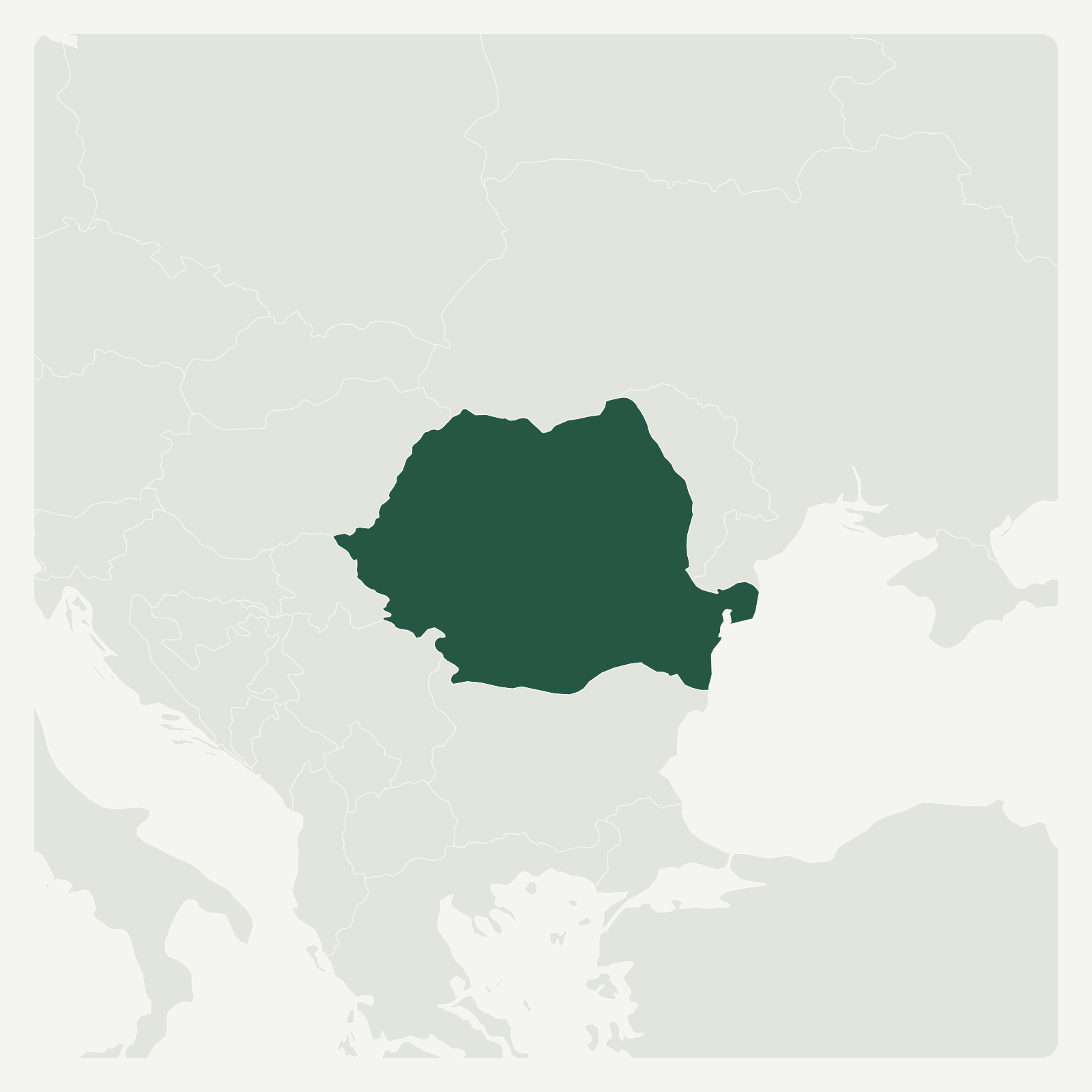 Gambaran geografi Romania