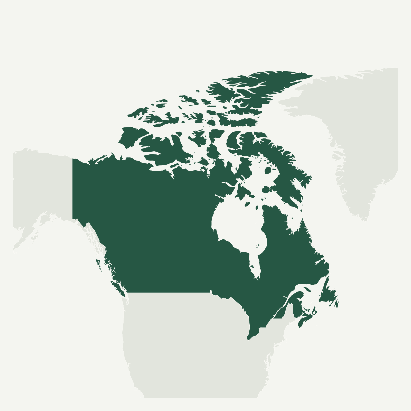 Gambaran geografi Kanada