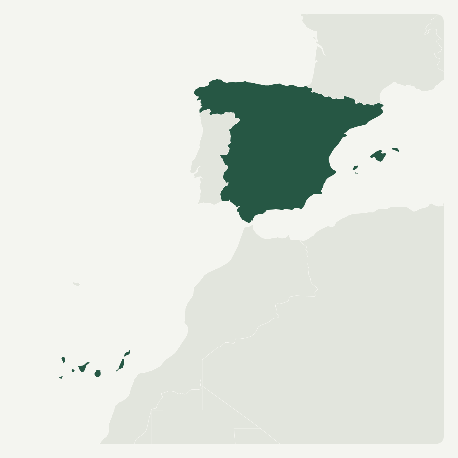 Gambaran geografi Sepanyol