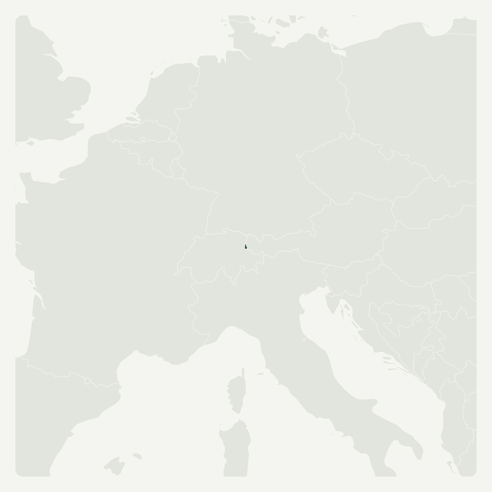 Gambaran geografi Liechtenstein