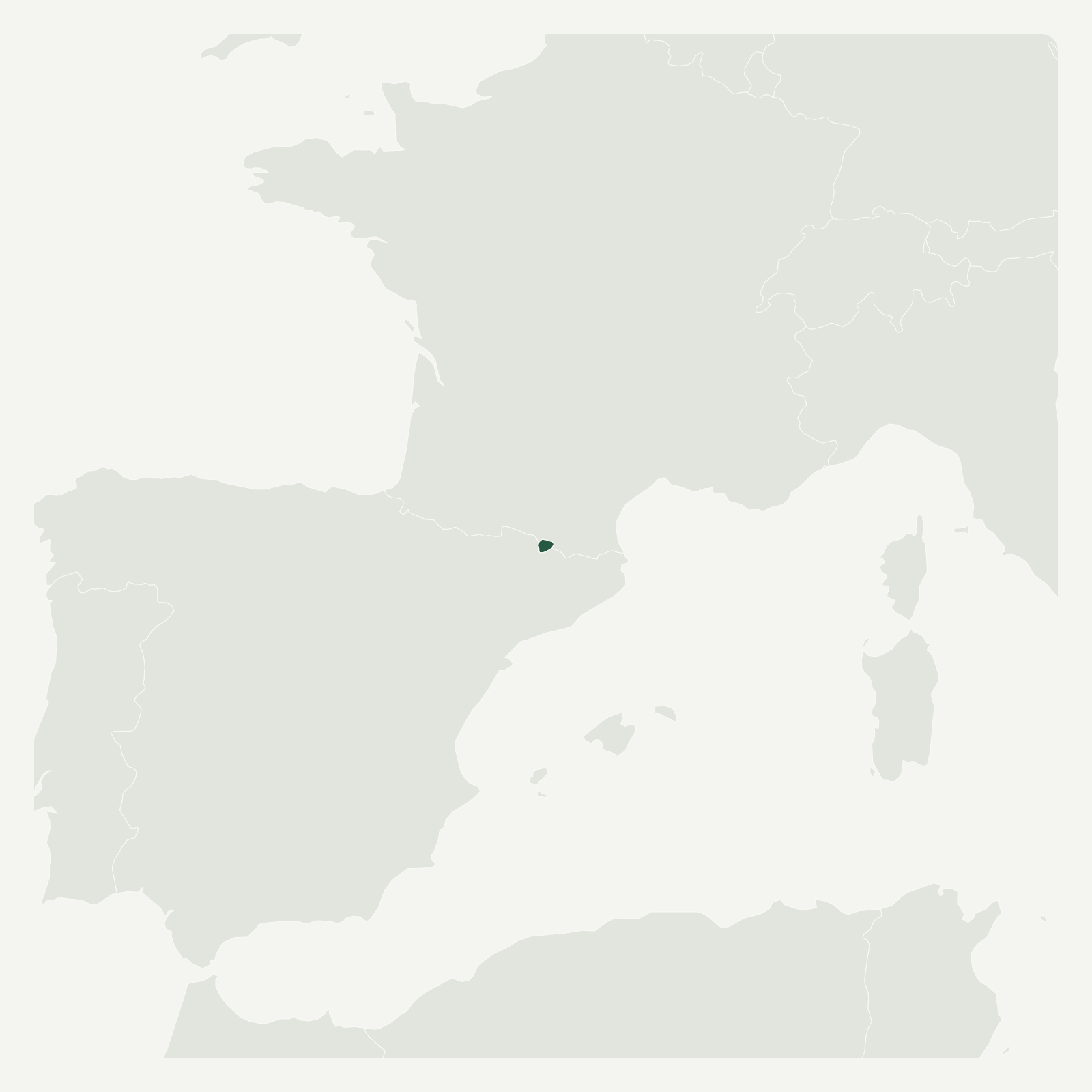 Gambaran geografi Andorra