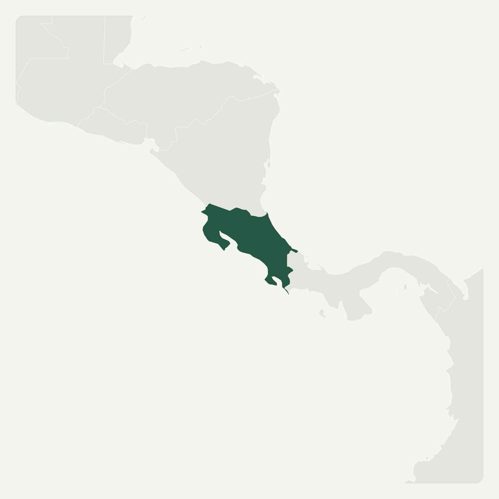 Gambaran geografi Costa Rica