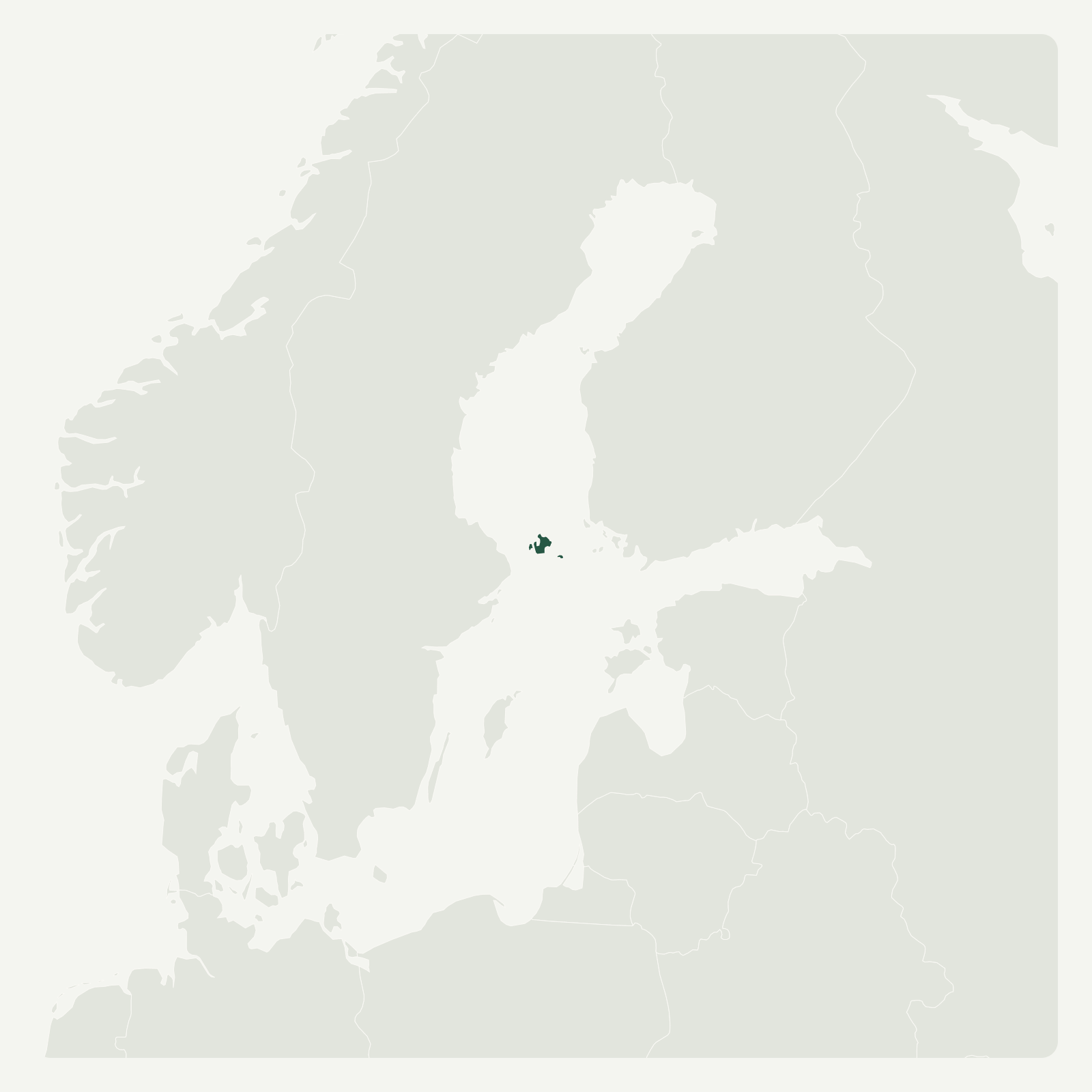 Gambaran geografi Kepulauan Aland