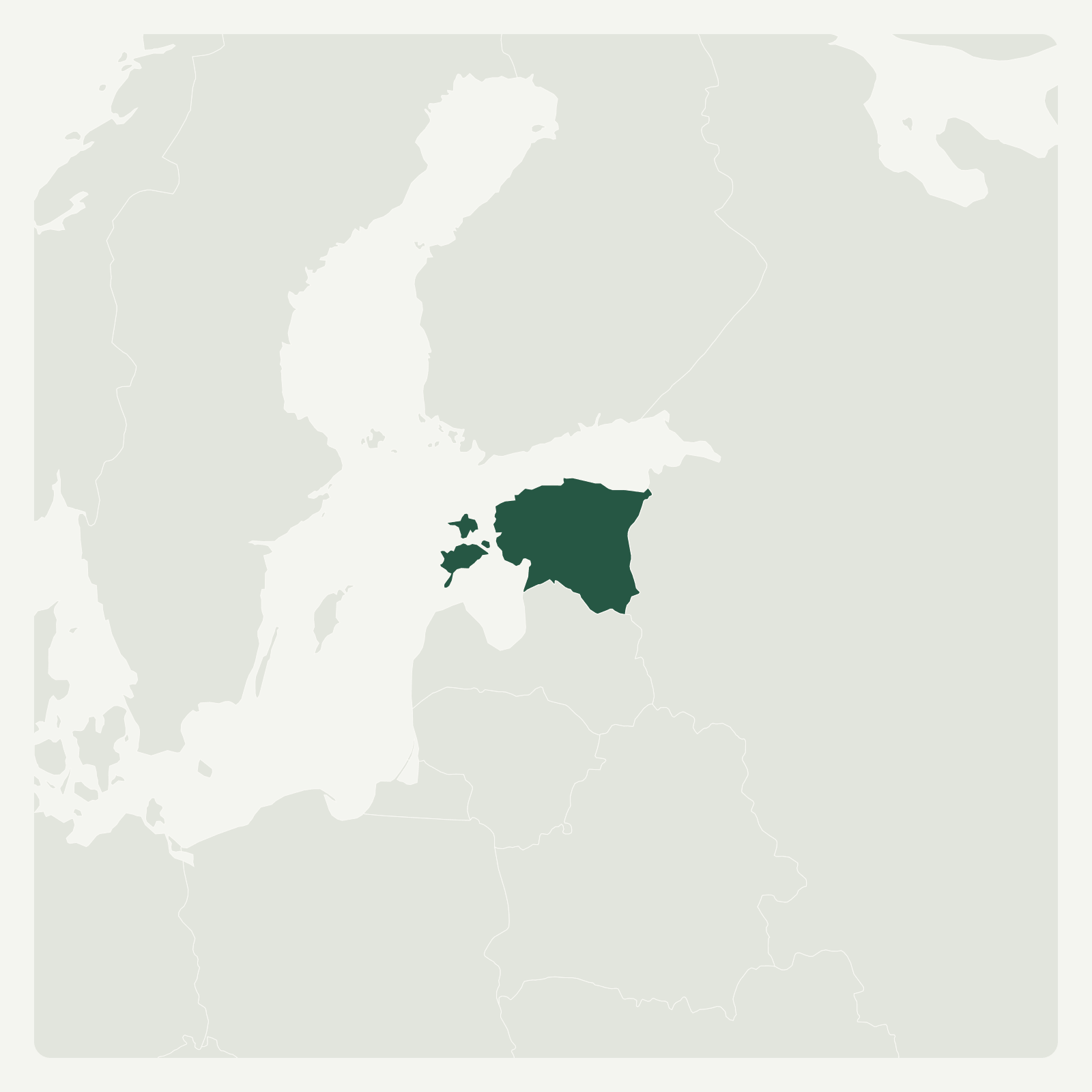 Gambaran geografi Estonia