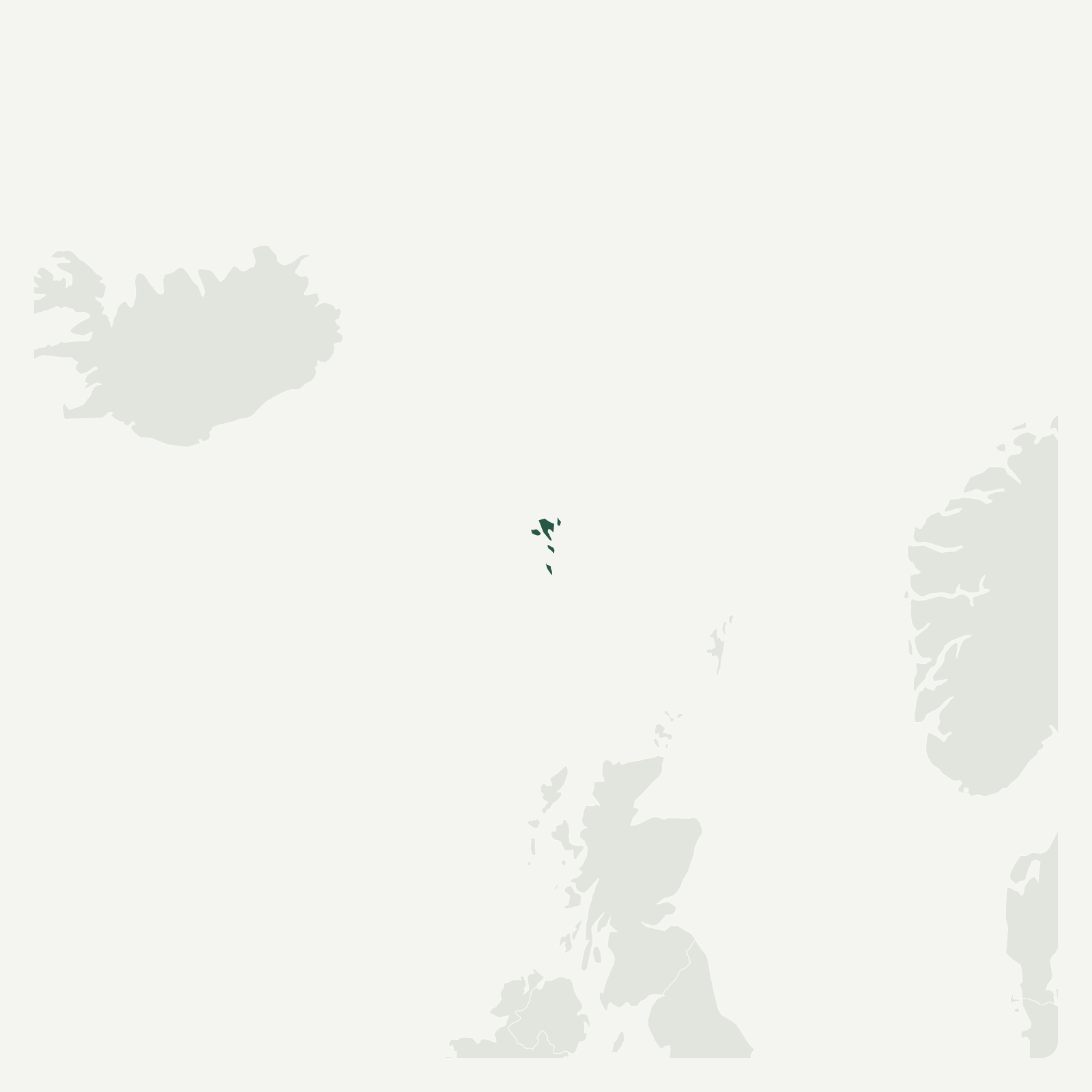 Gambaran geografi Kepulauan Faroe