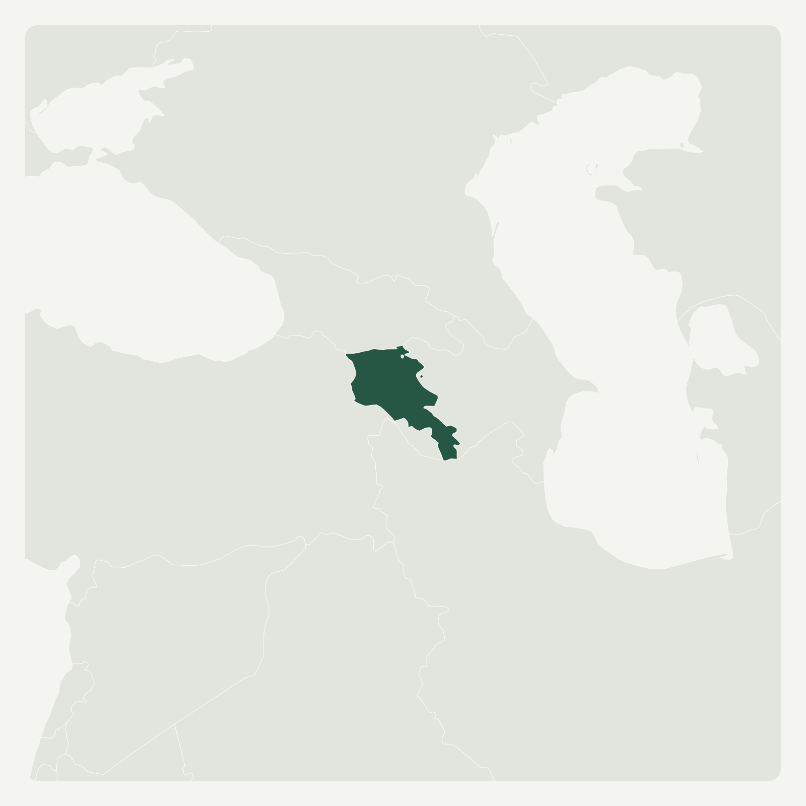 Gambaran geografi Armenia