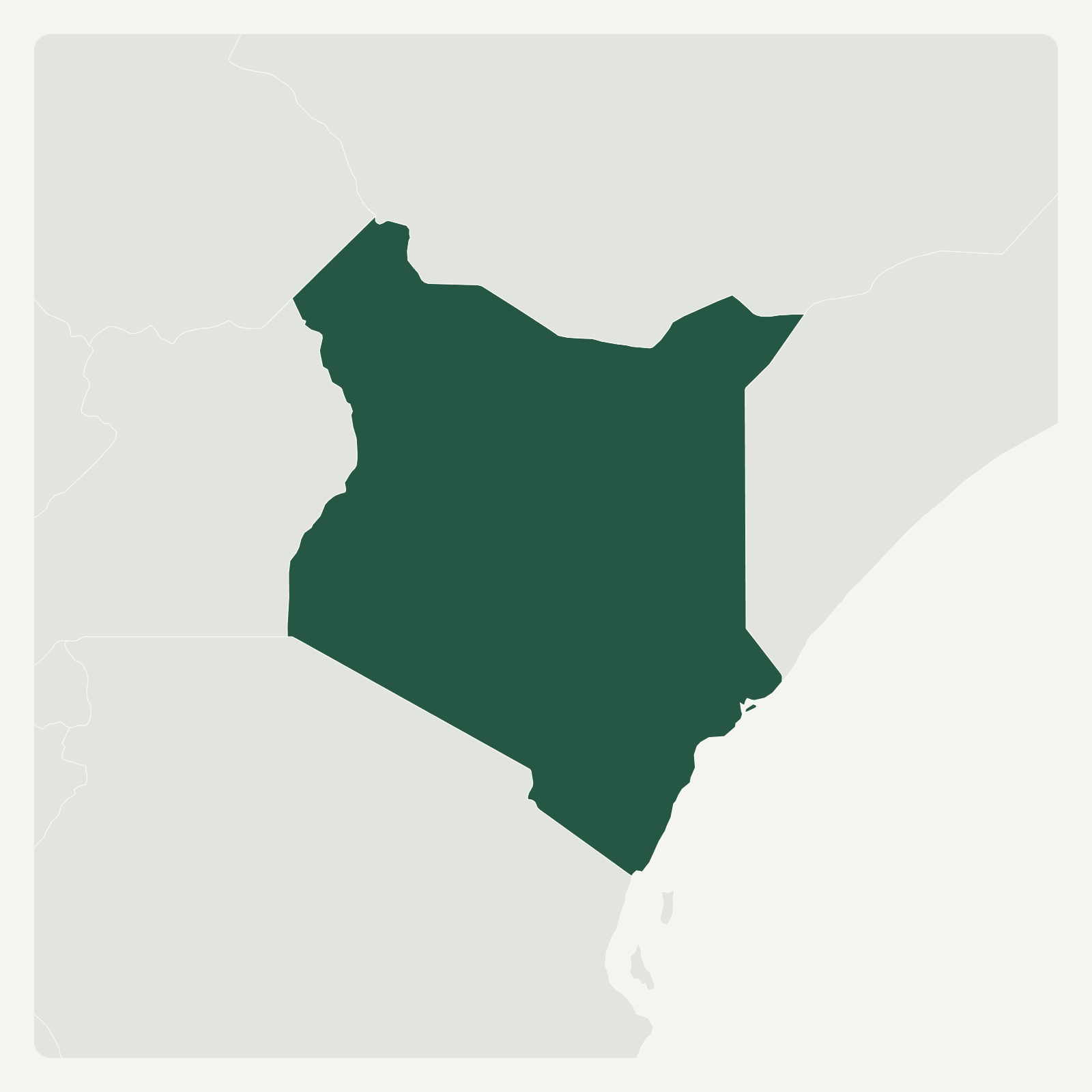 Gambaran geografi Kenya