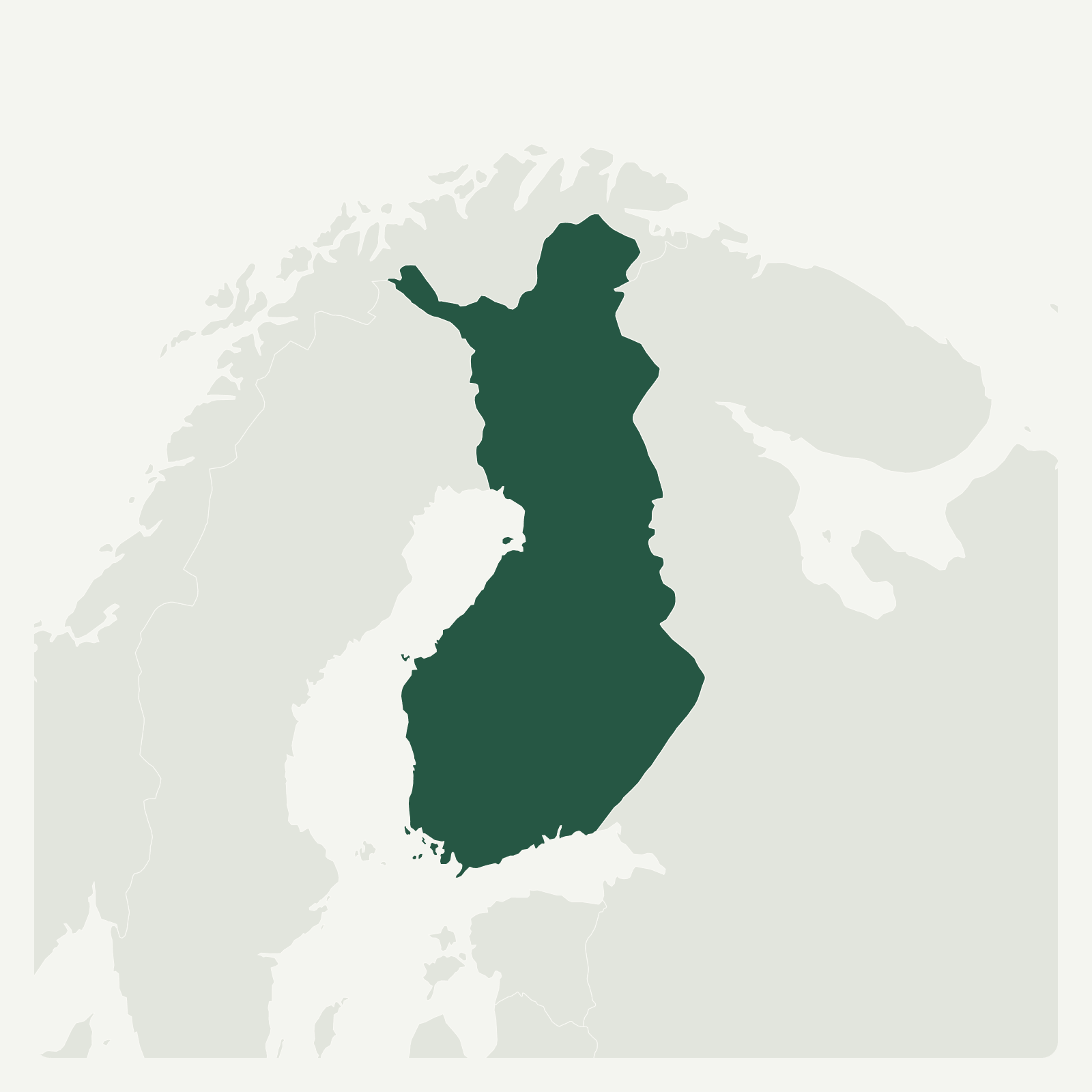 Gambaran geografi Finland