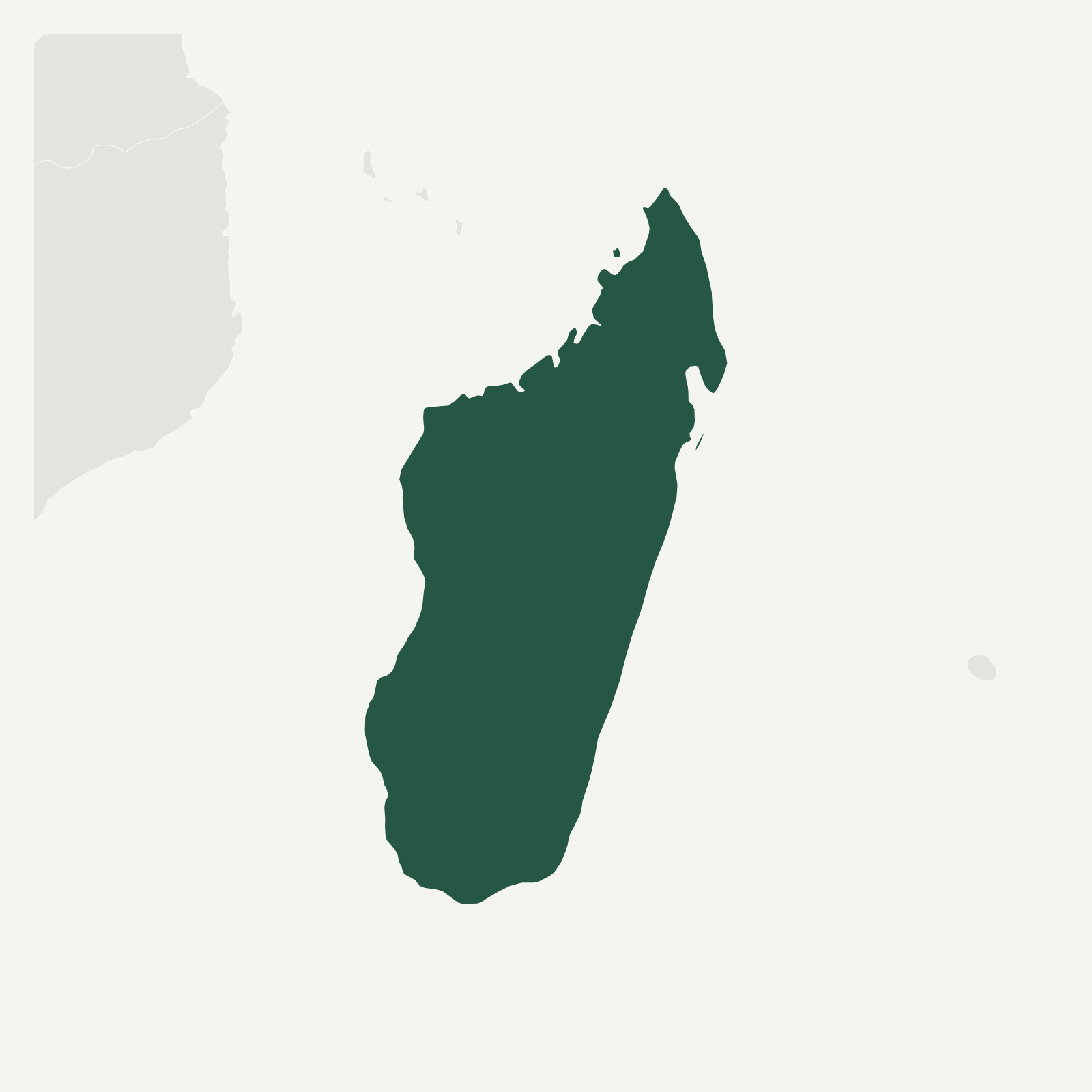 Gambaran geografi Madagaskar