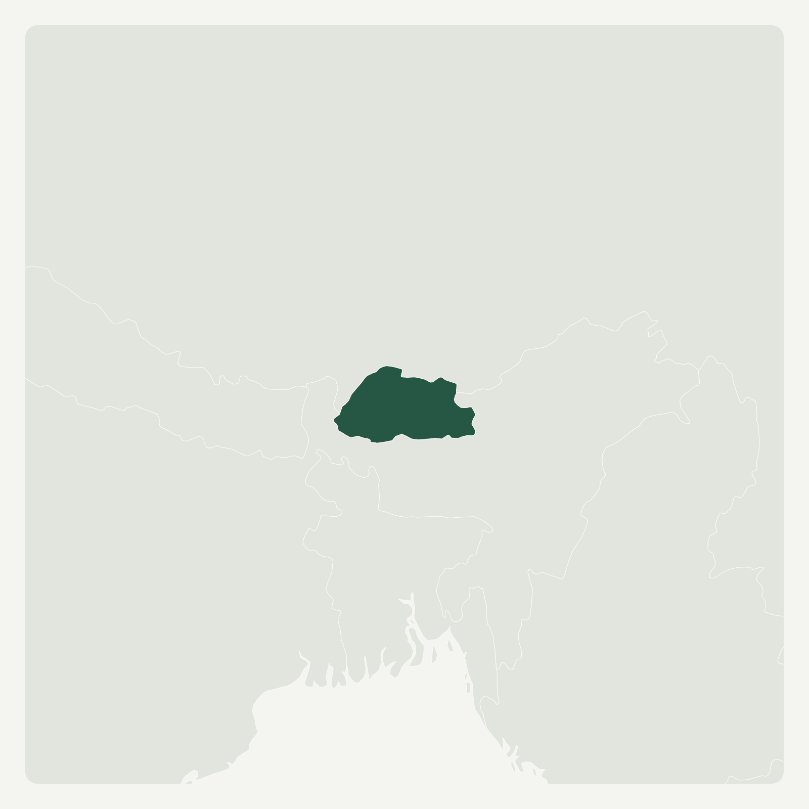 Gambaran geografi Bhutan