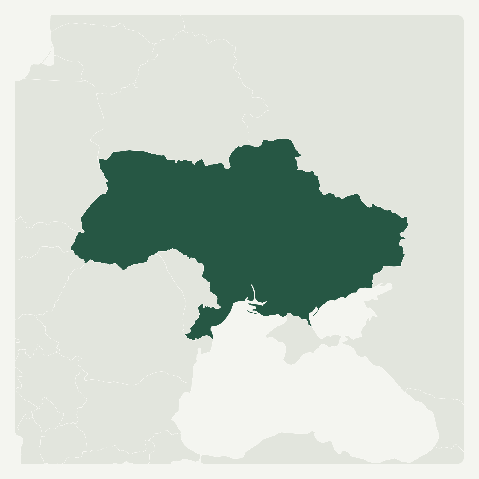 Gambaran geografi Ukraine