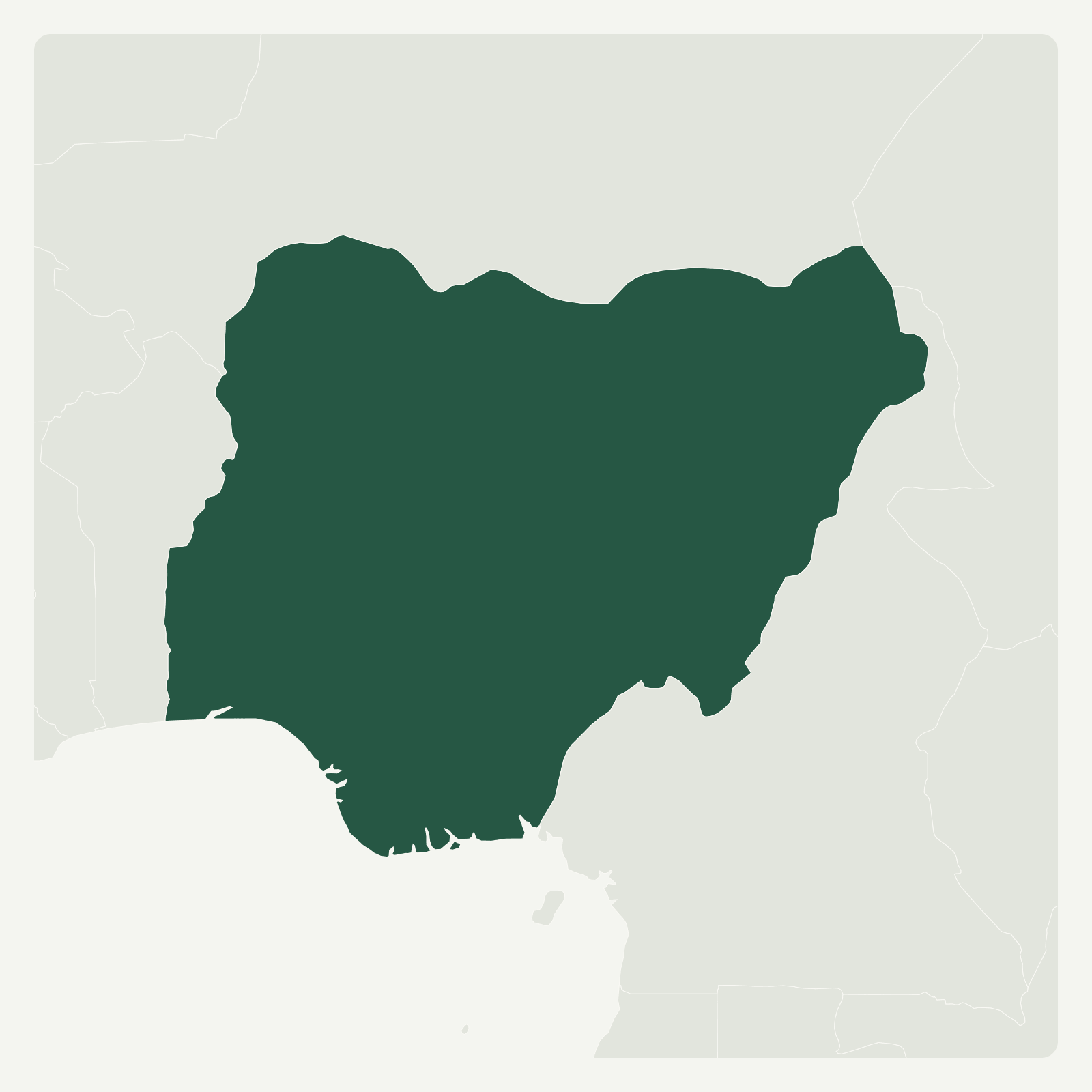 Gambaran geografi Nigeria