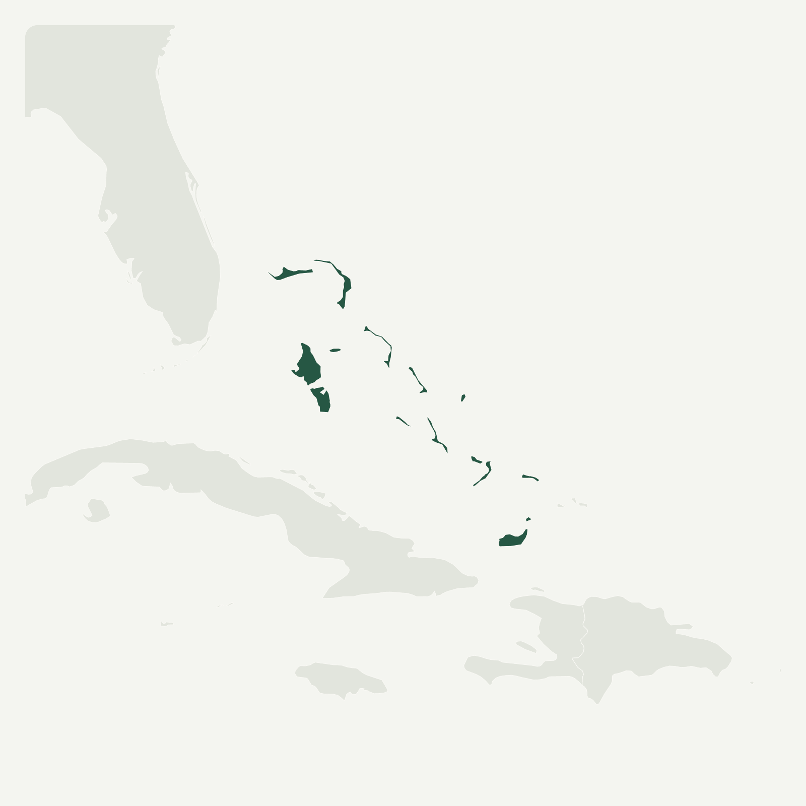 Gambaran geografi Bahamas