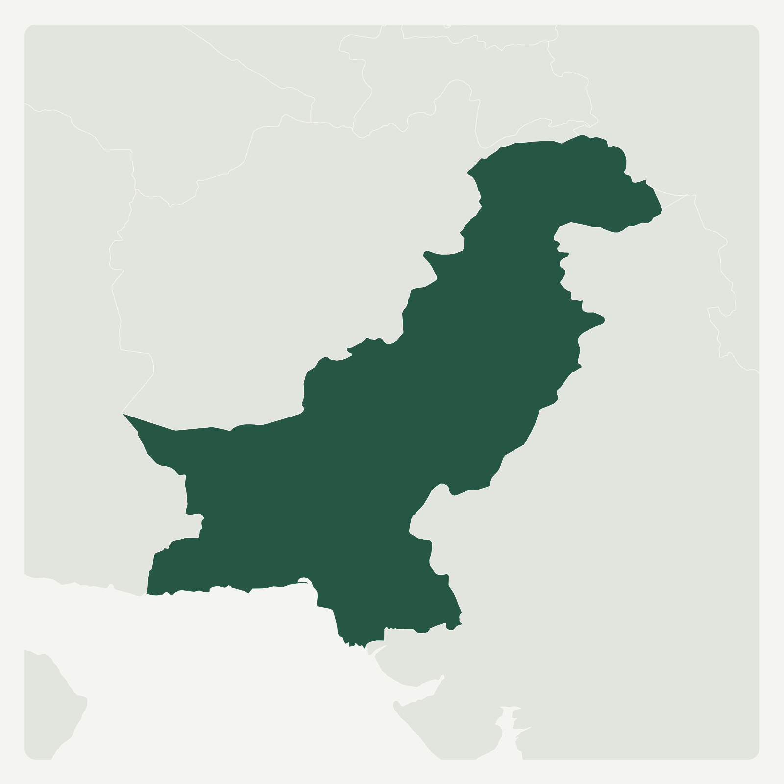 Gambaran geografi Pakistan