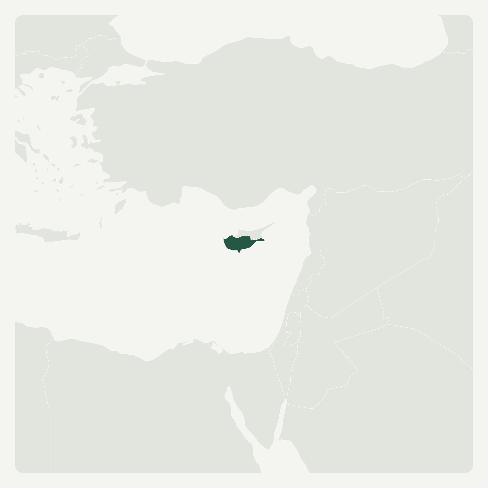Gambaran geografi Cyprus
