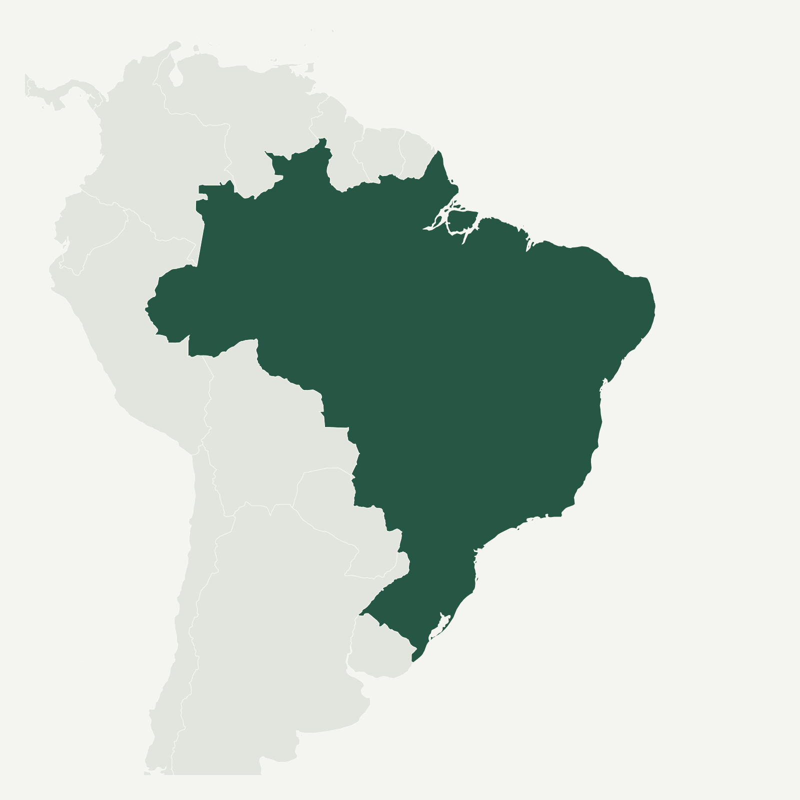 Gambaran geografi Brazil