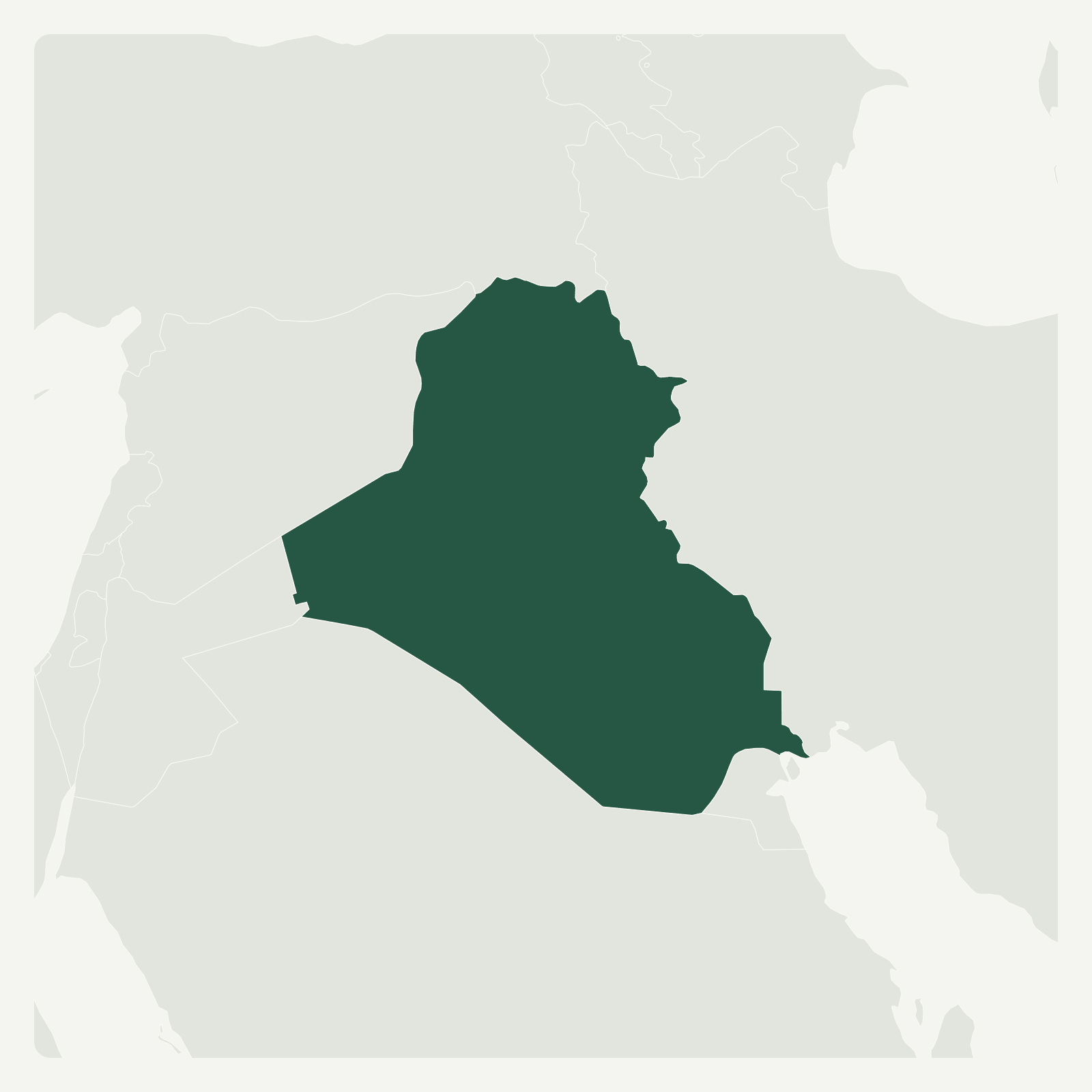 Gambaran geografi Iraq