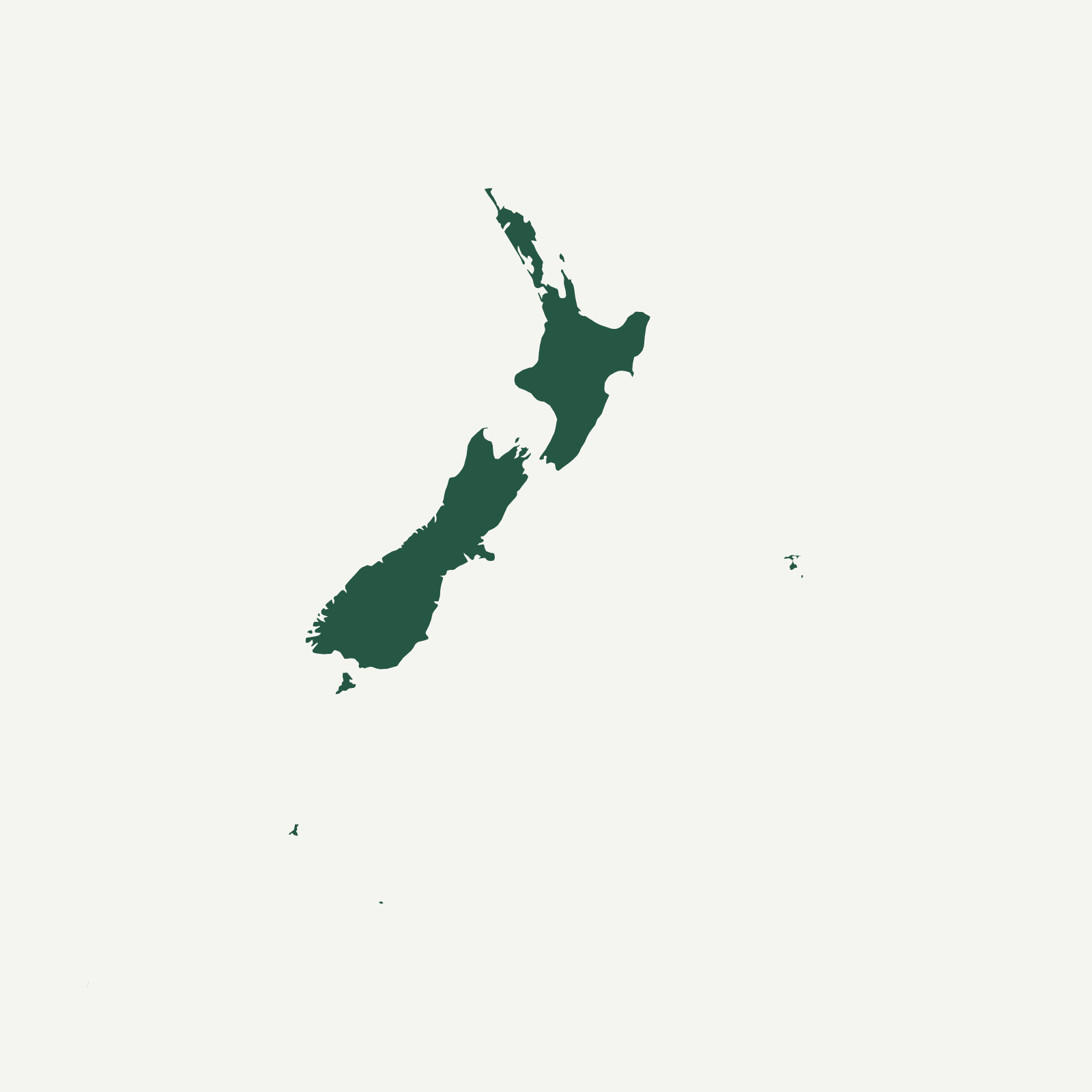 Gambaran geografi New Zealand