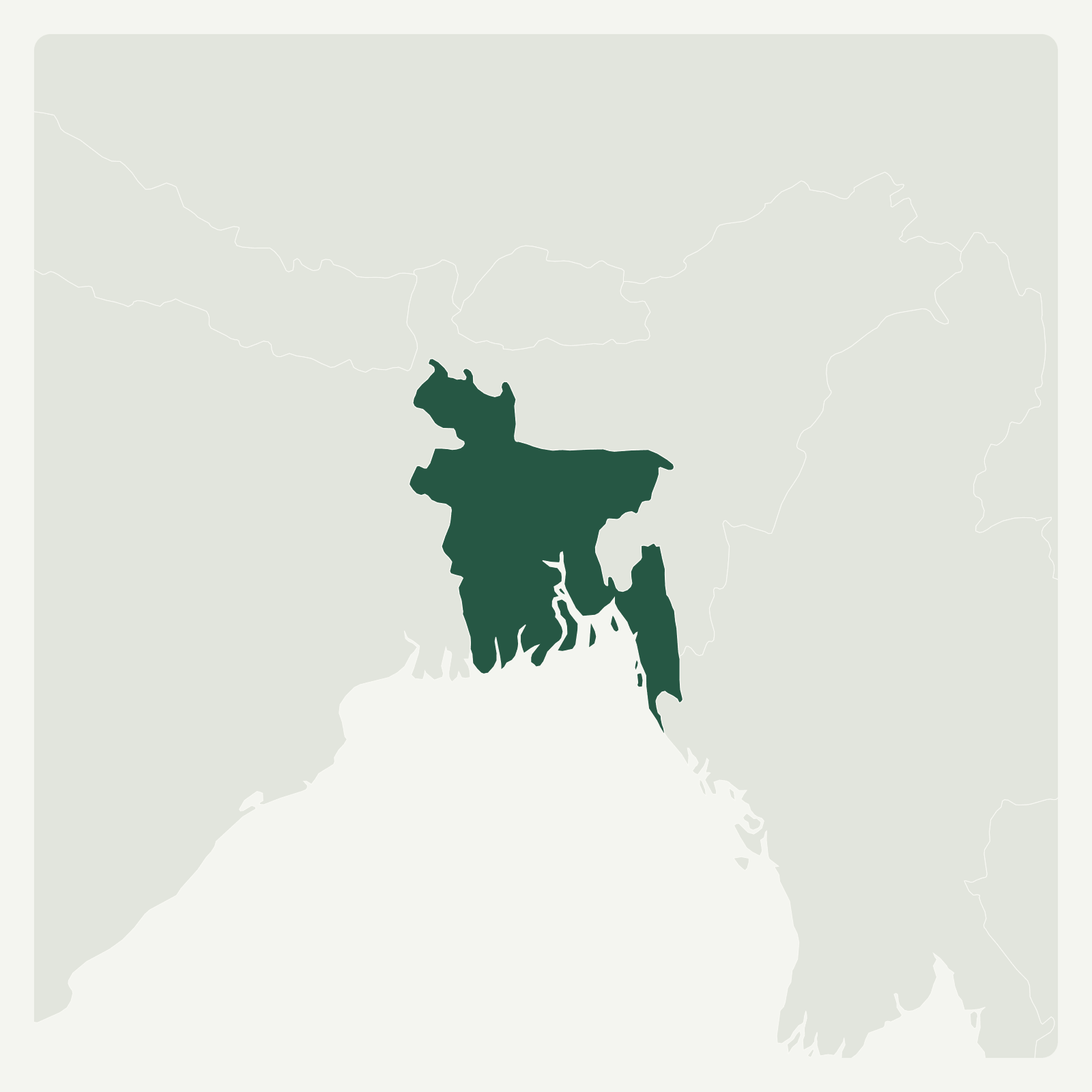 Gambaran geografi Bangladesh