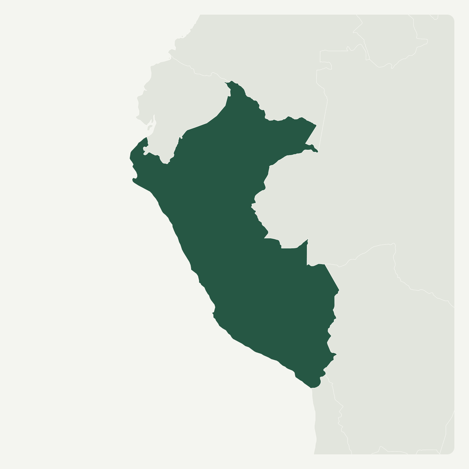 Gambaran geografi Peru