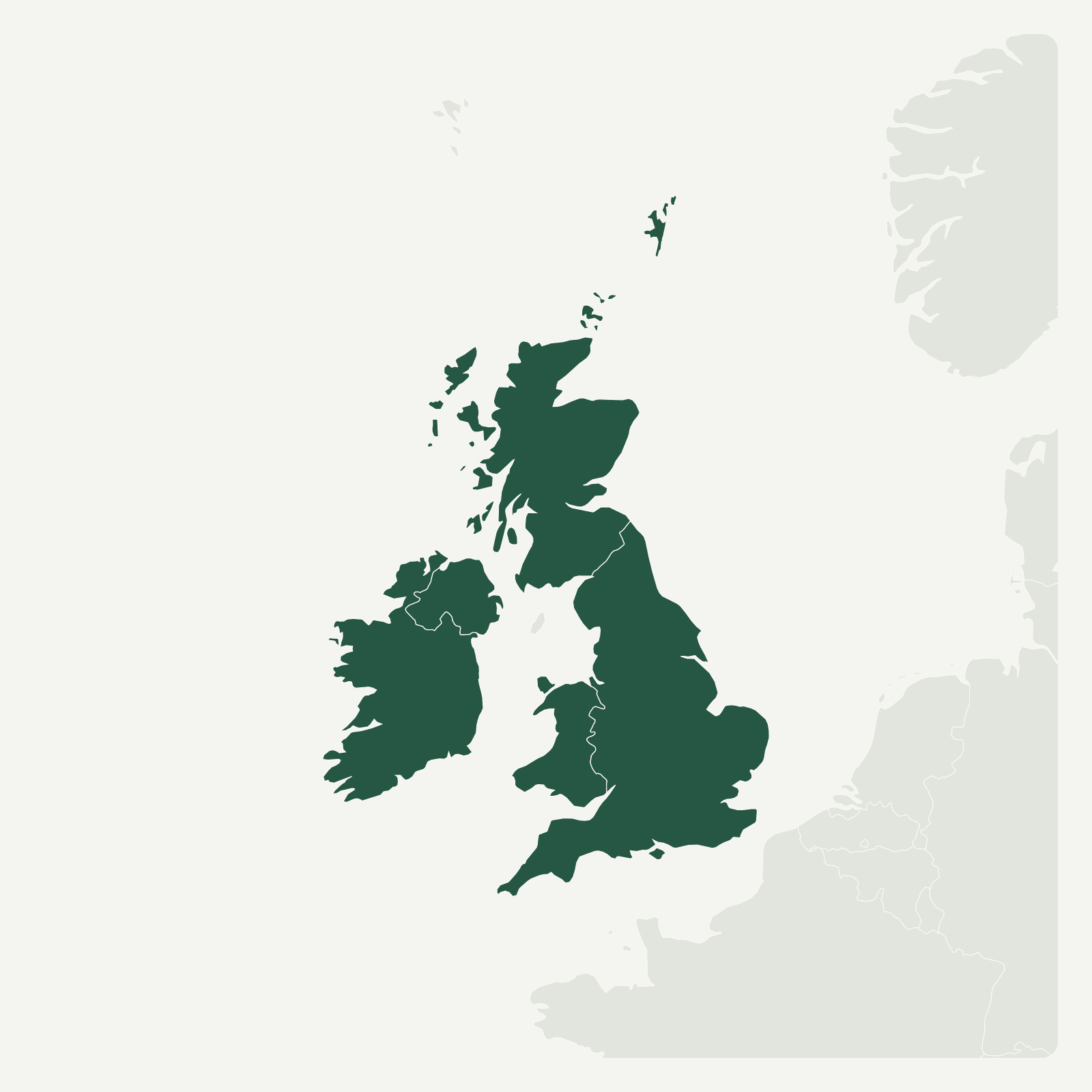 Gambaran geografi United Kingdom, Ireland