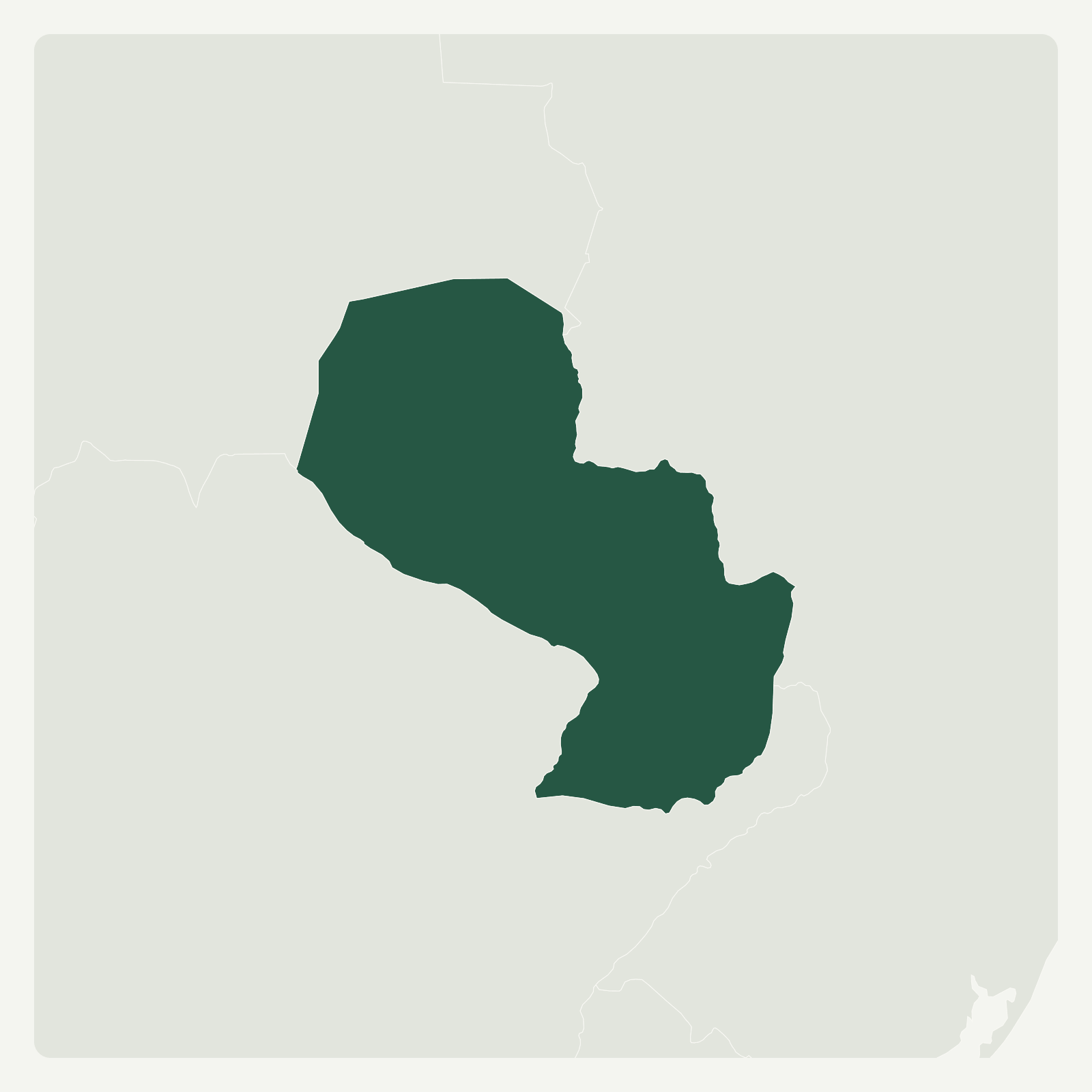 Gambaran geografi Paraguay