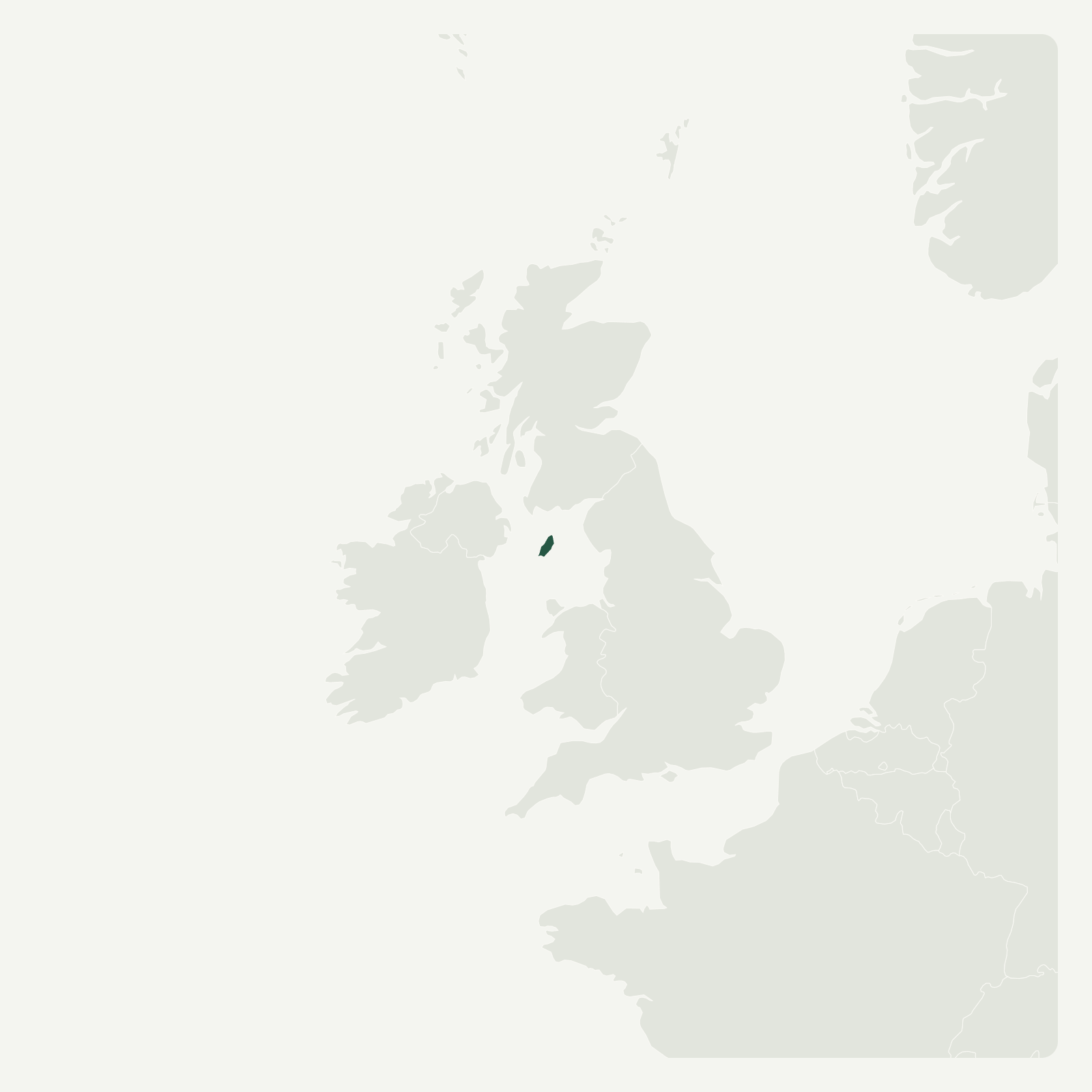 Gambaran geografi Isle of Man