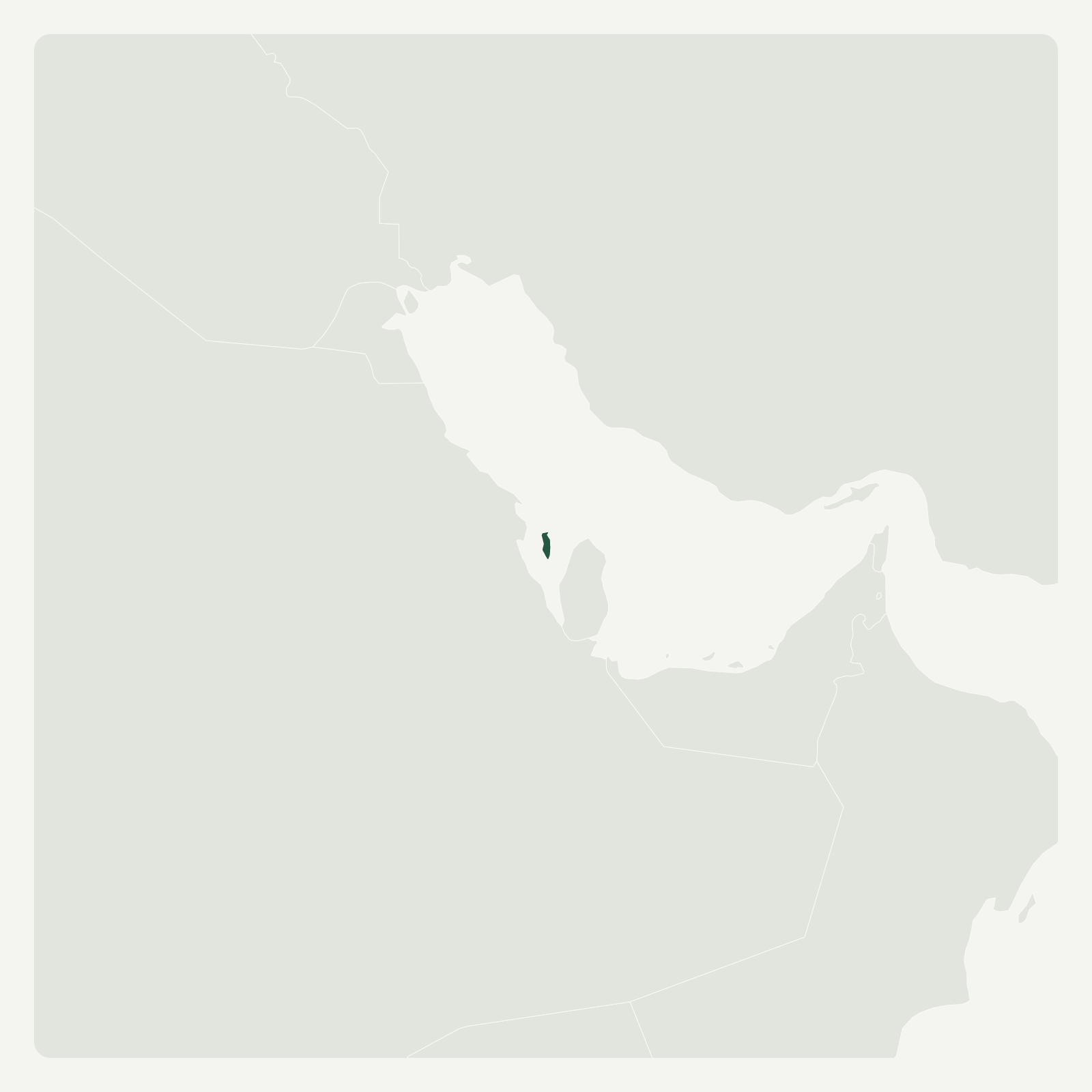 Gambaran geografi Bahrain