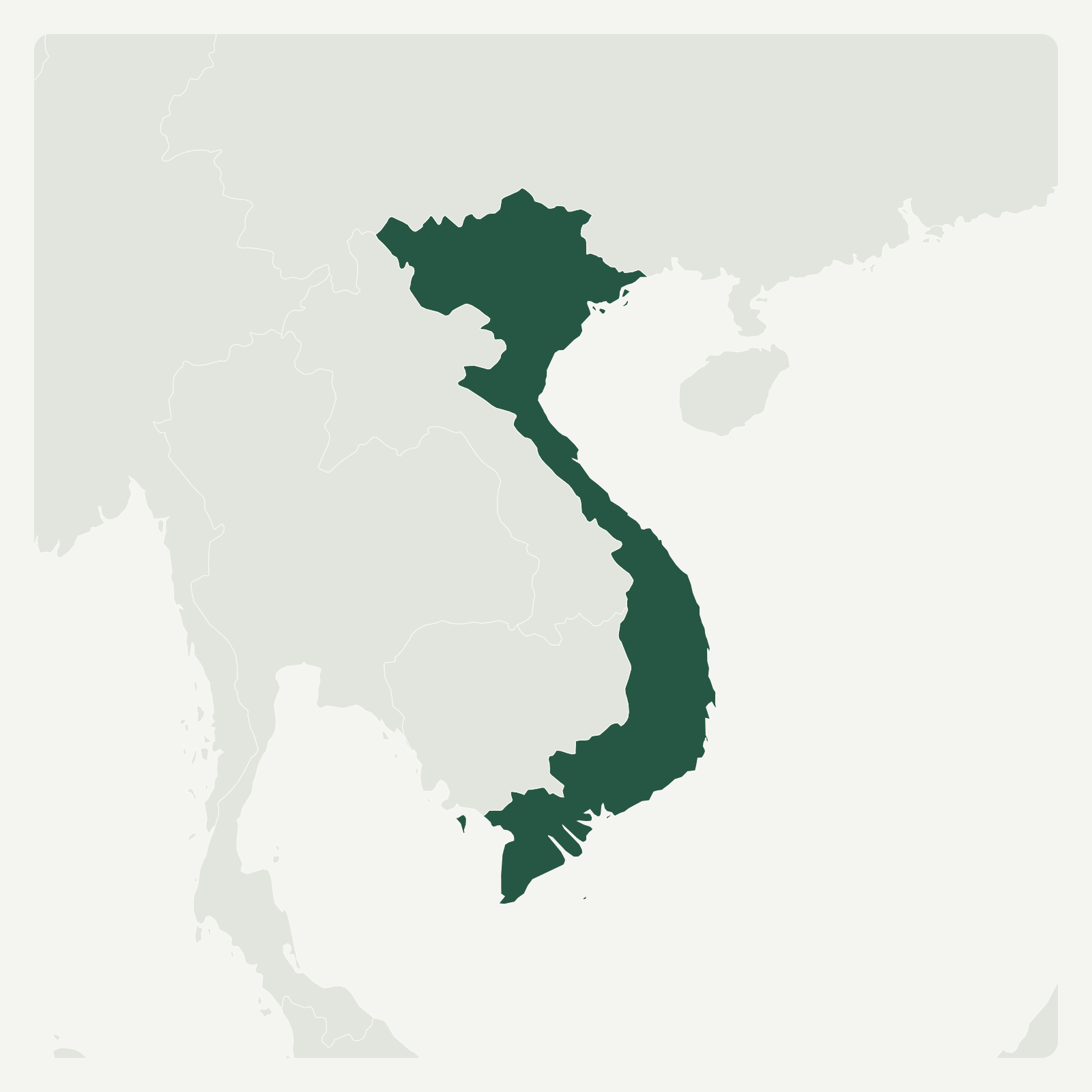 Gambaran geografi Vietnam