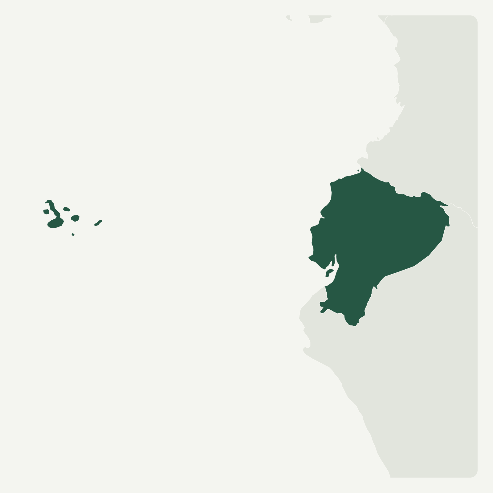 Gambaran geografi Ecuador