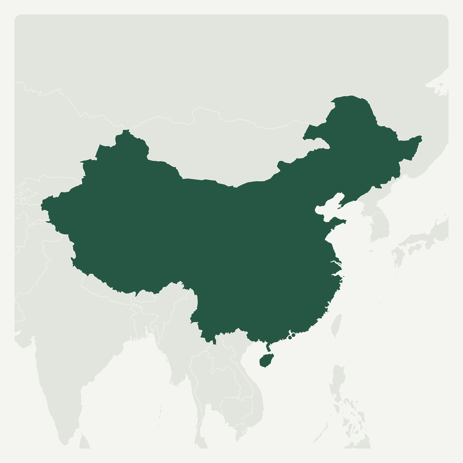 Gambaran geografi China (mainland HK Macao)