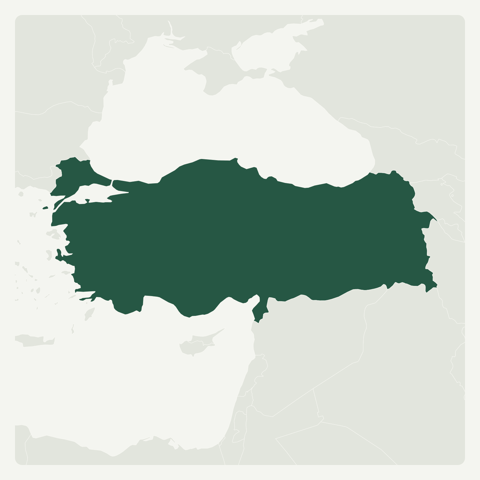 Gambaran geografi Turkiye