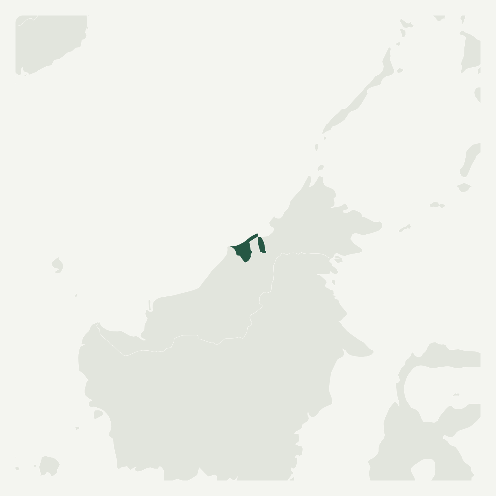 Gambaran geografi Brunei