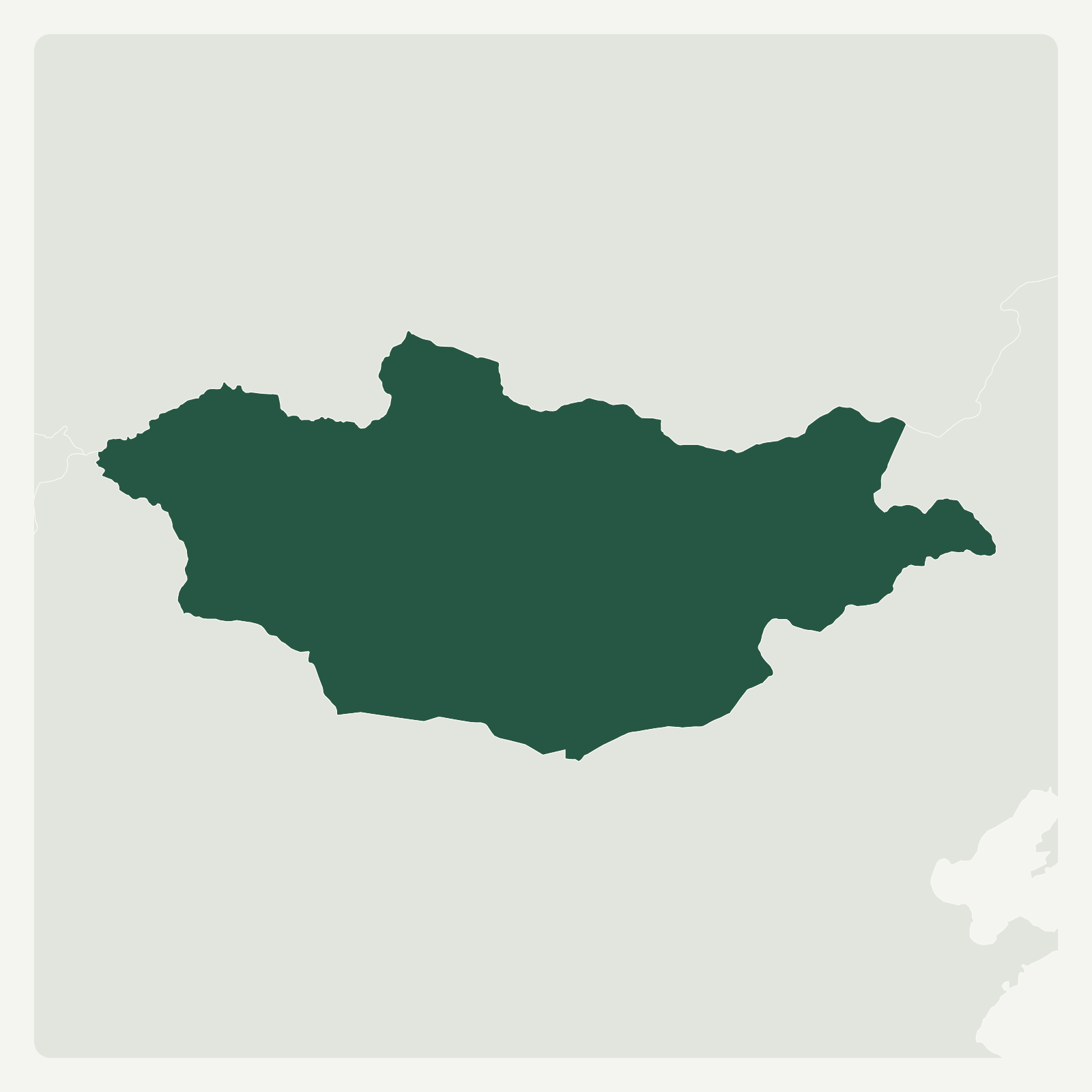 Gambaran geografi Mongolia