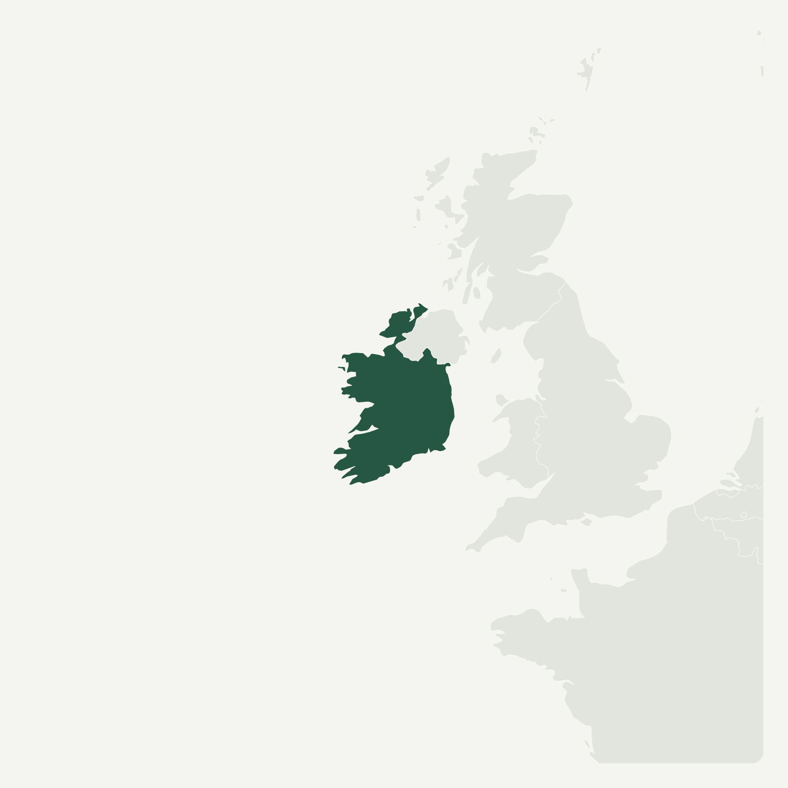 Gambaran geografi Ireland