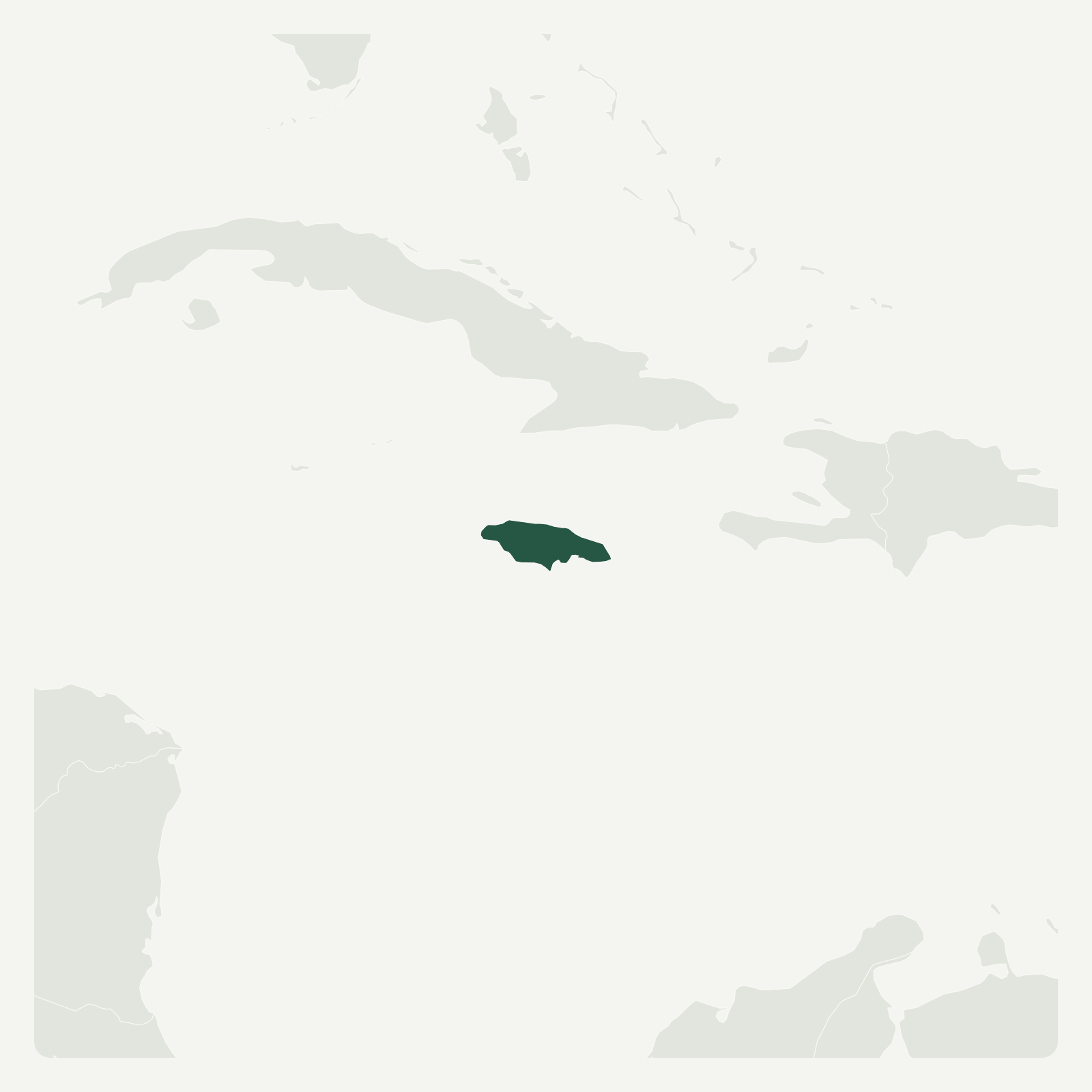 Gambaran geografi Jamaica