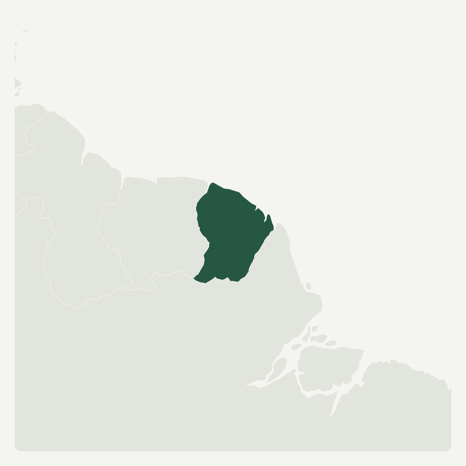 Gambaran geografi Guiana Perancis