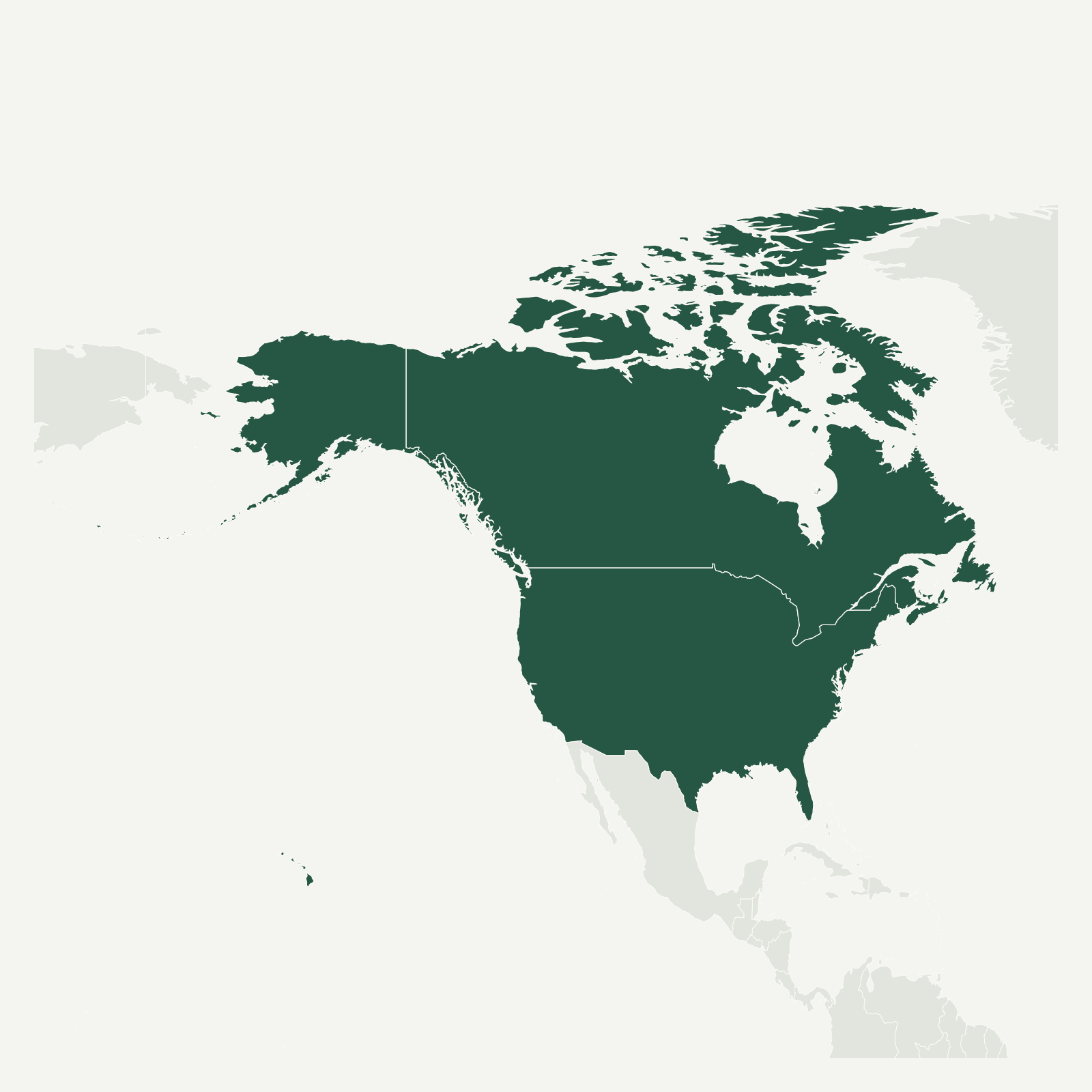 Gambaran geografi USA & Canada
