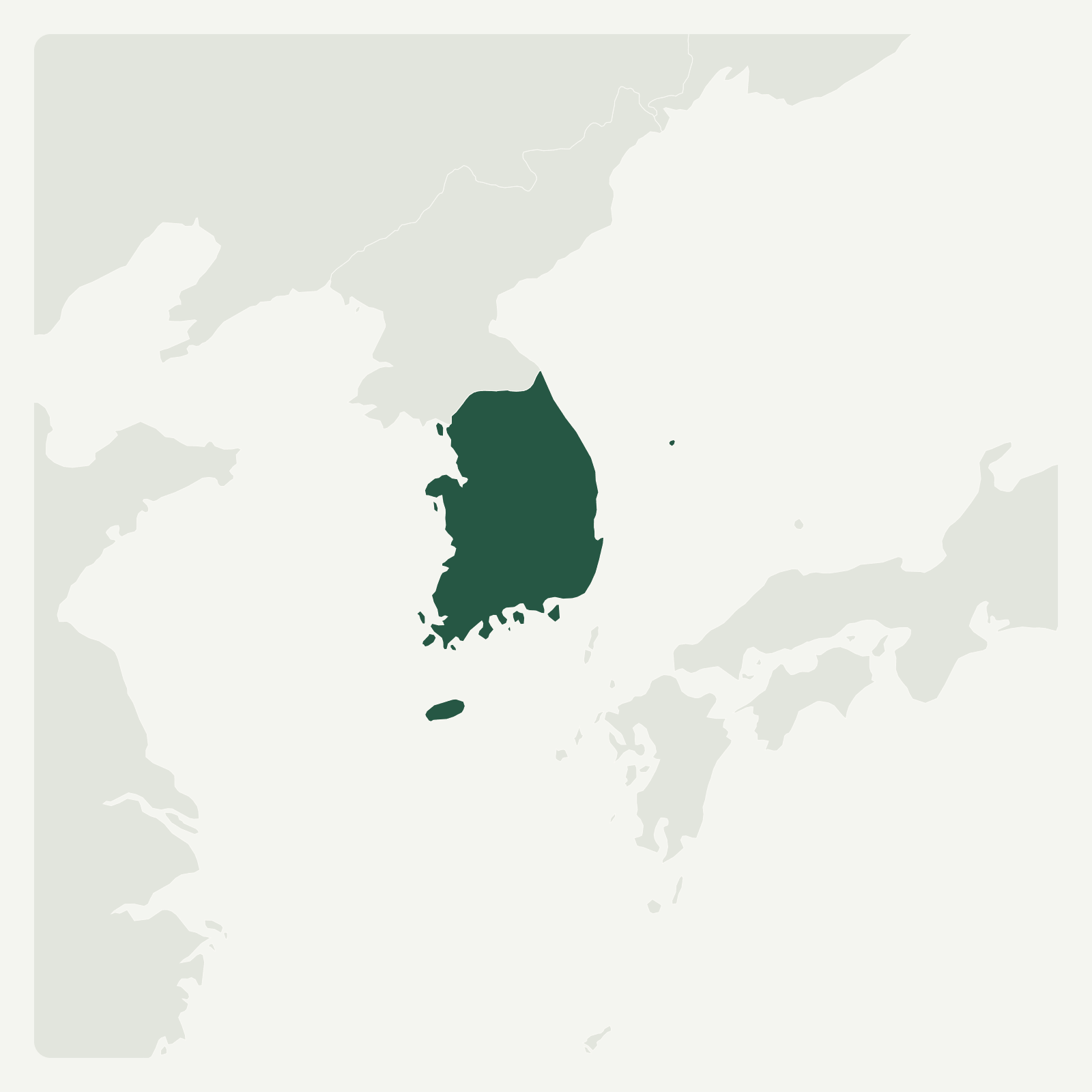 Gambaran geografi Korea Selatan