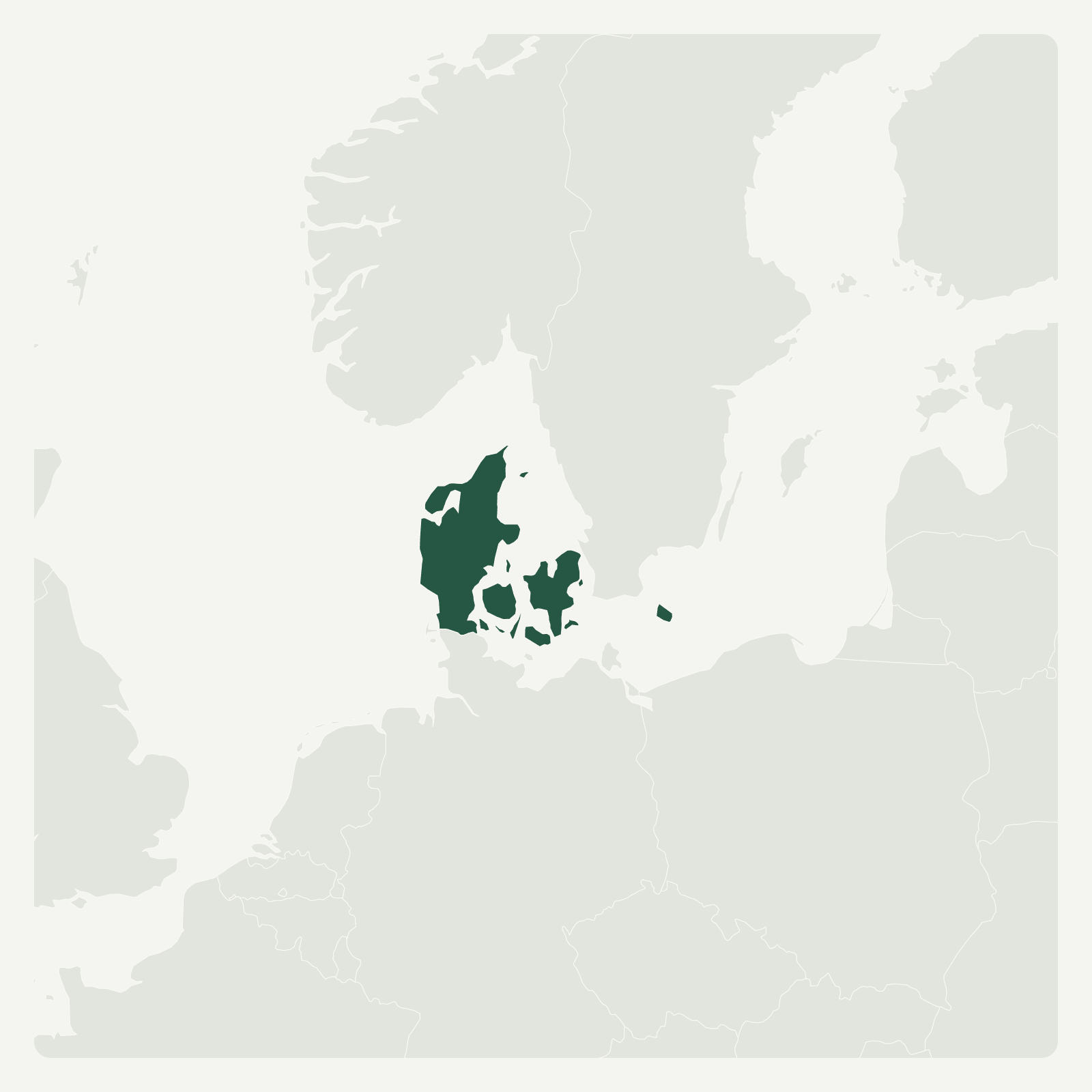 Gambaran geografi Denmark