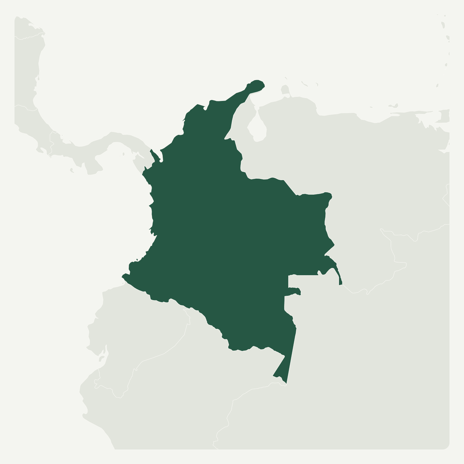 Gambaran geografi Colombia
